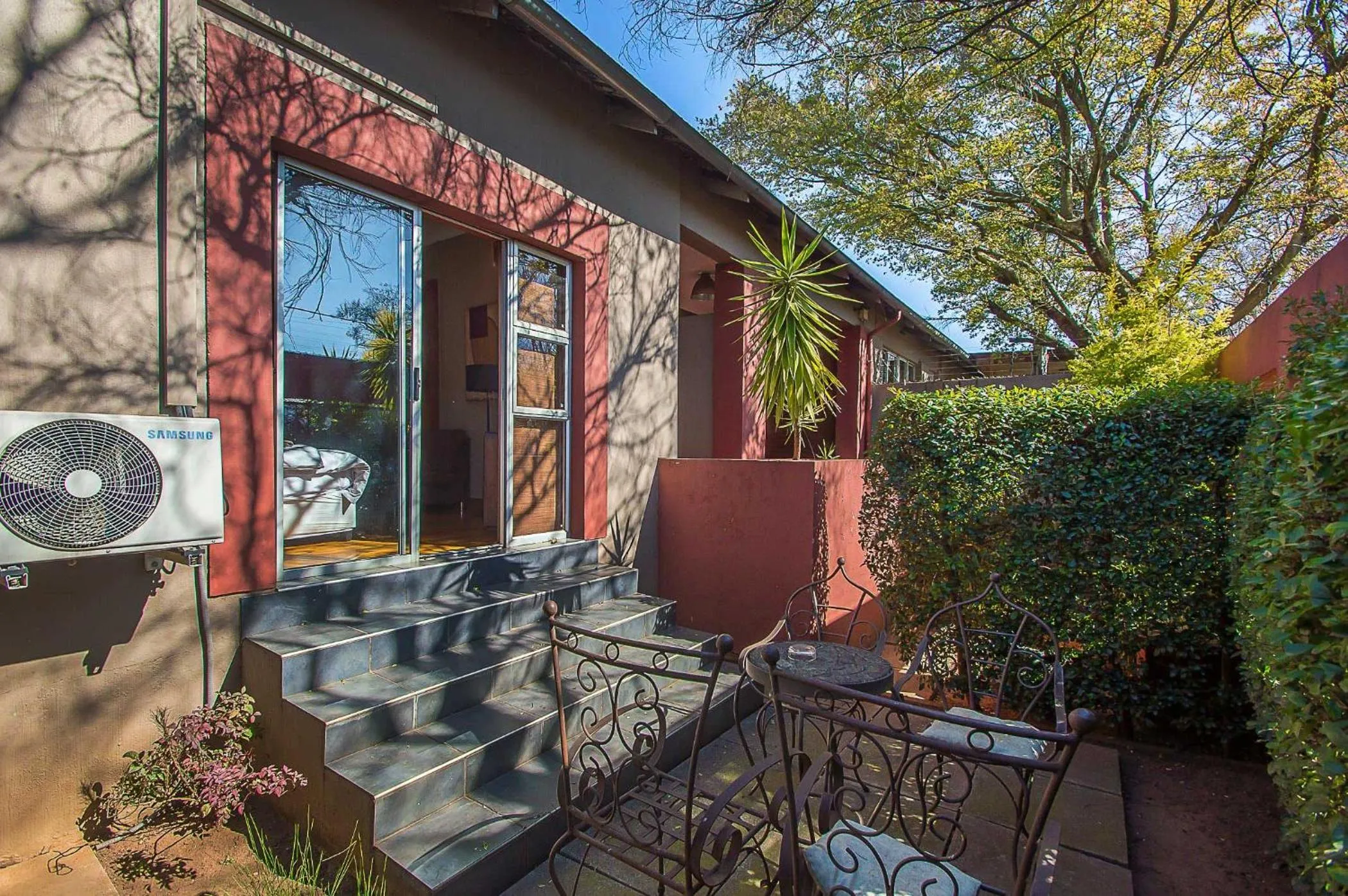 Patio in Saffron Guest House