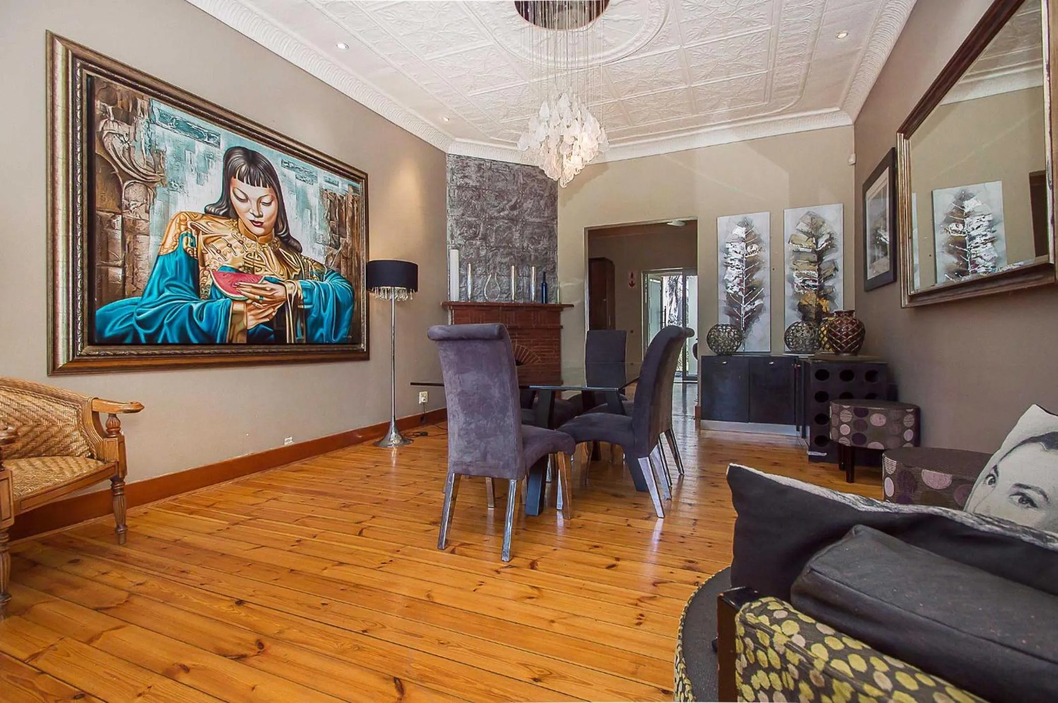 Decorative detail in Saffron Guest House