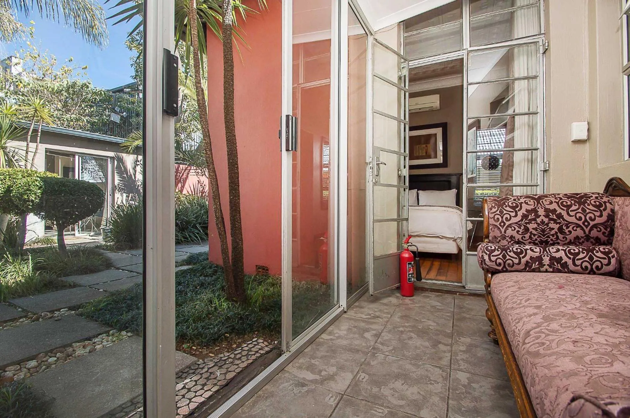 Seating area in Saffron Guest House