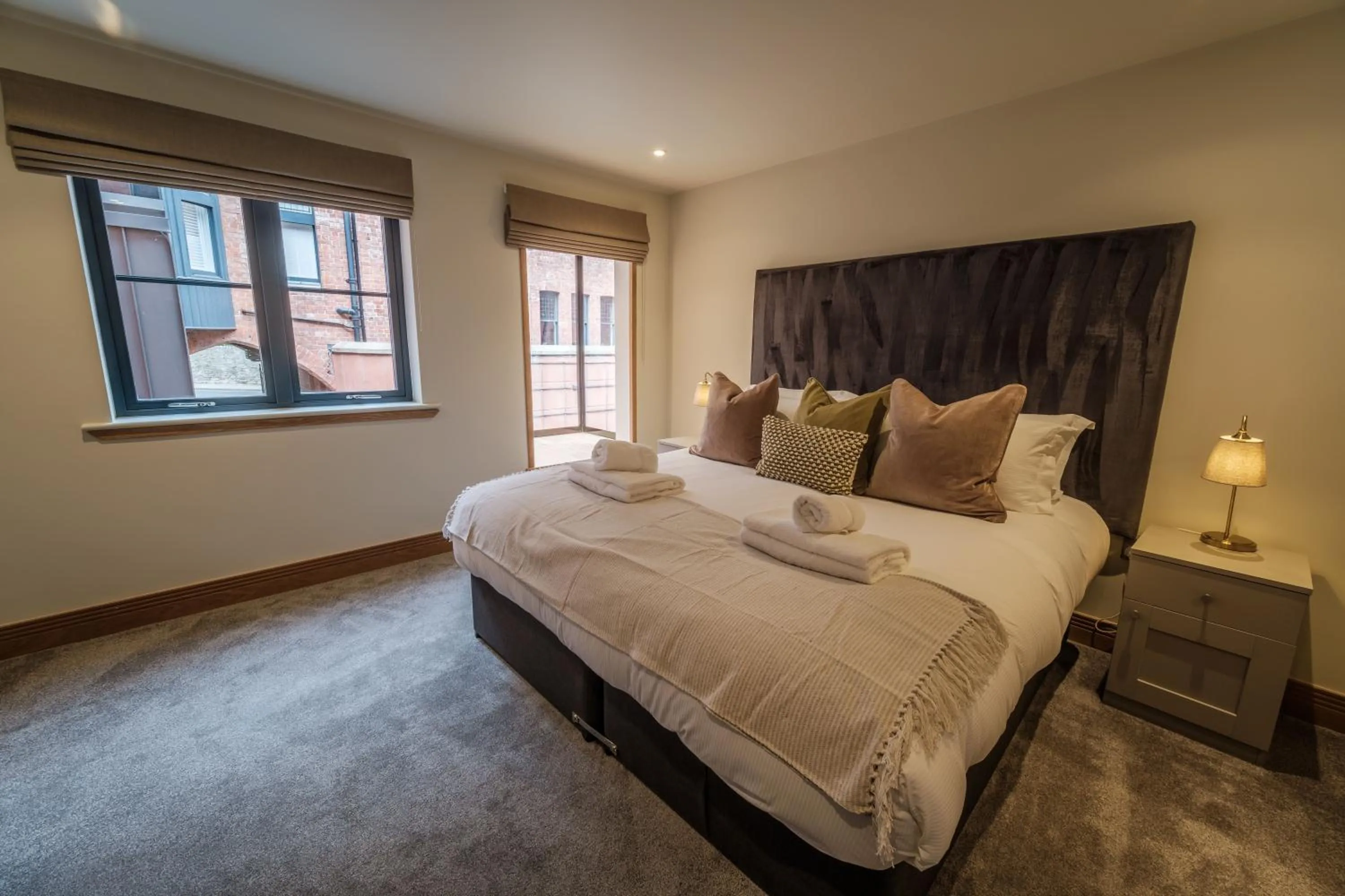 Bed in The Fleece Hotel Richmond