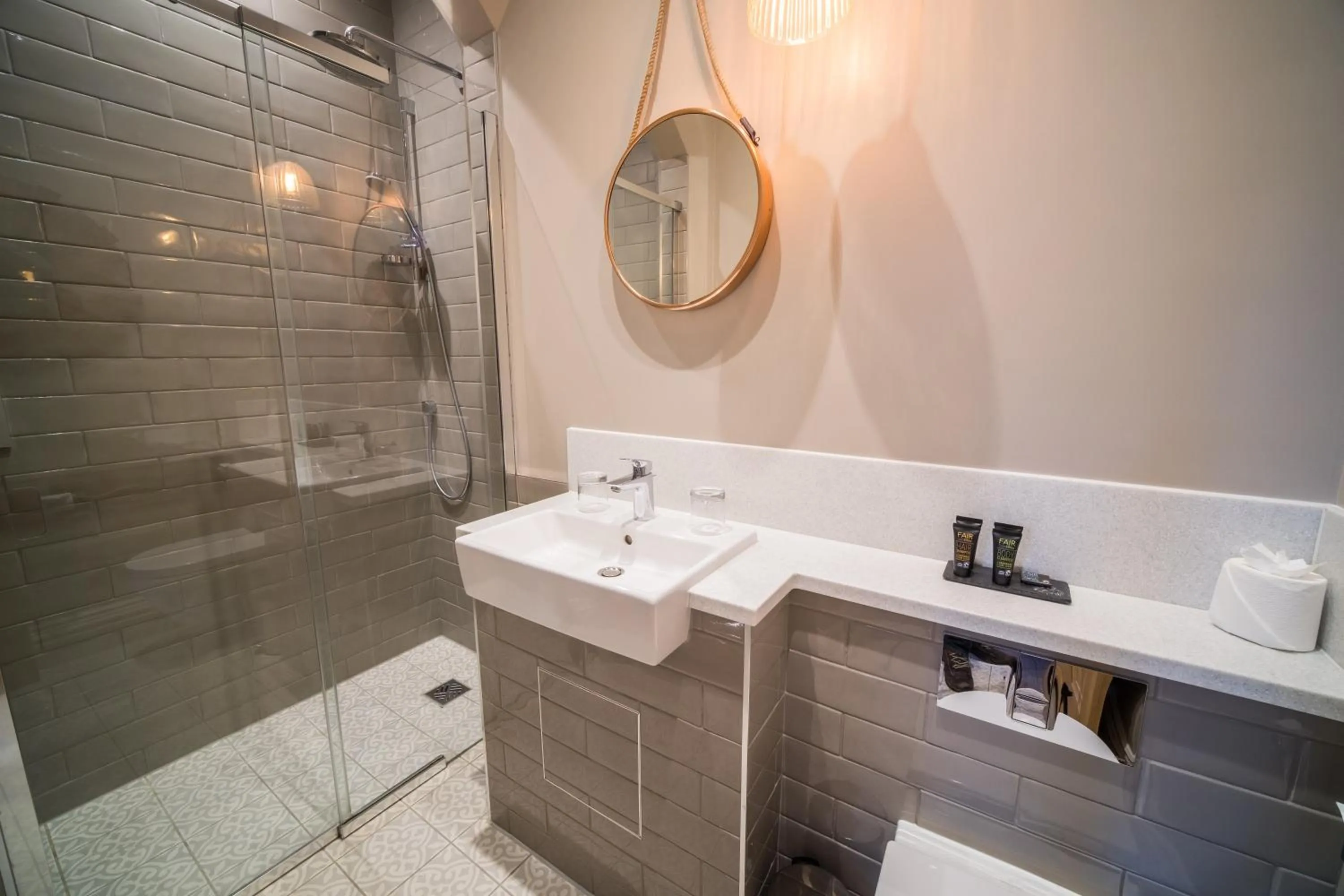 Bathroom in The Fleece Hotel Richmond