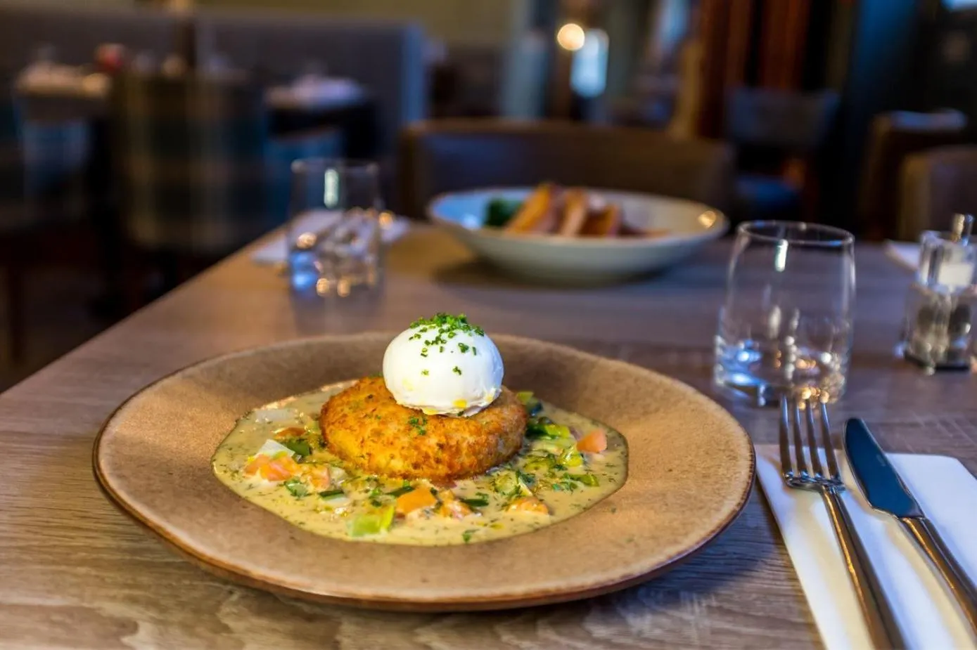 Food in The Fleece Hotel Richmond