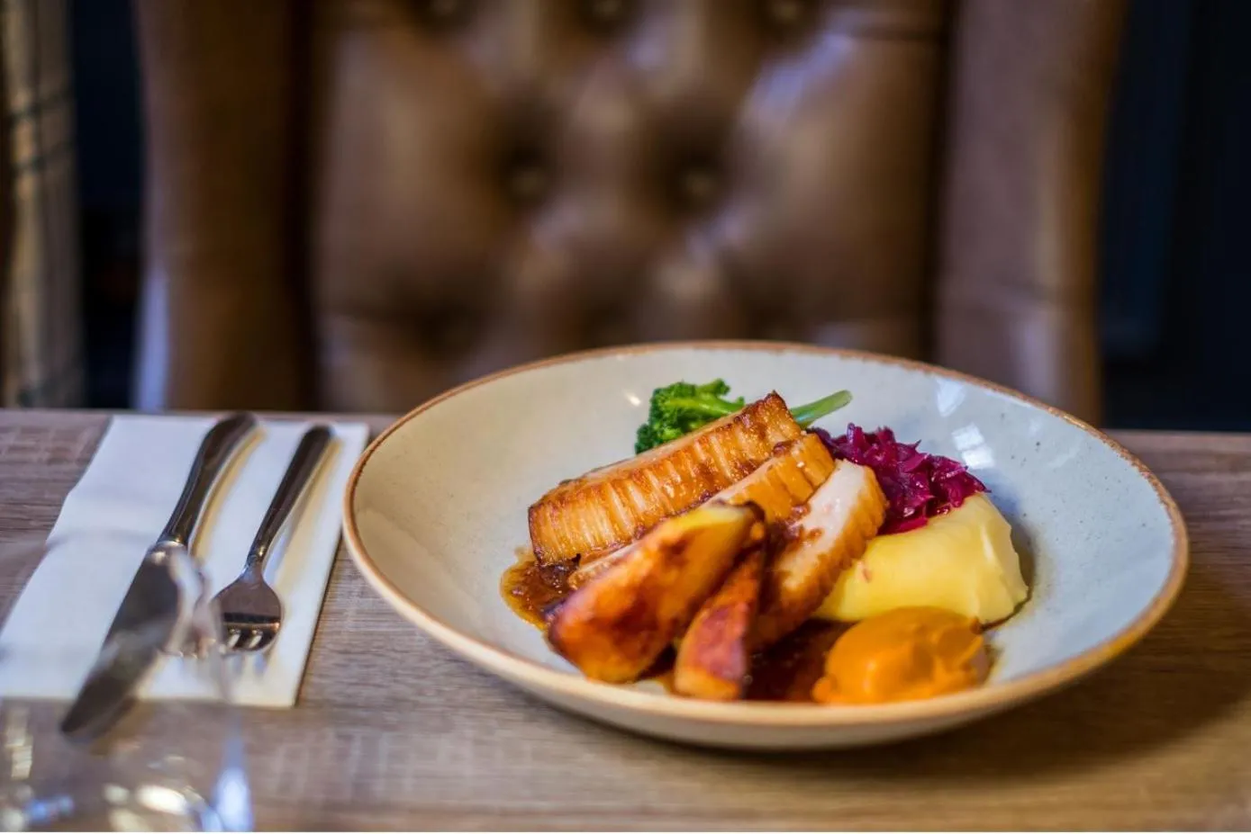 Food in The Fleece Hotel Richmond