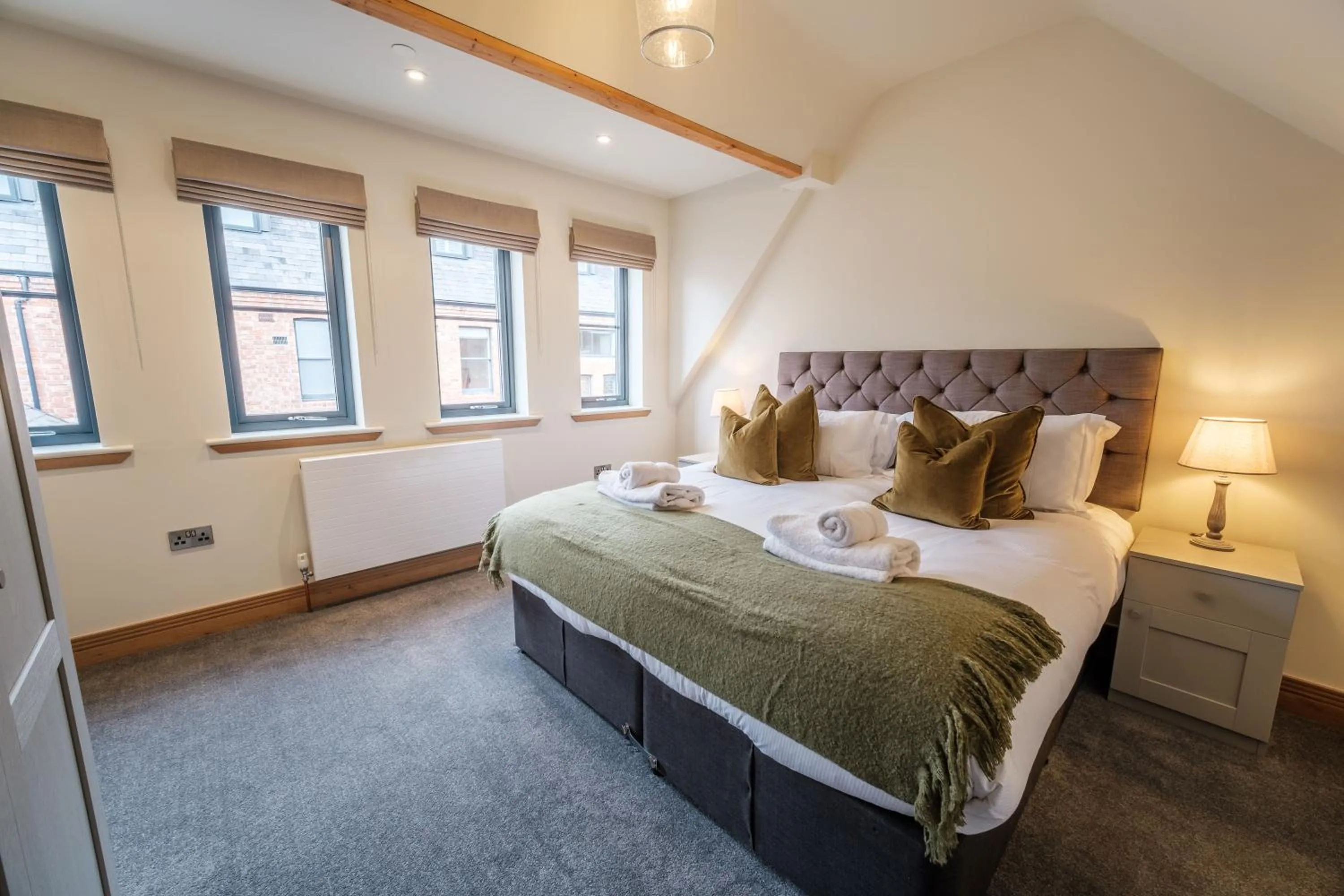 Bed in The Fleece Hotel Richmond