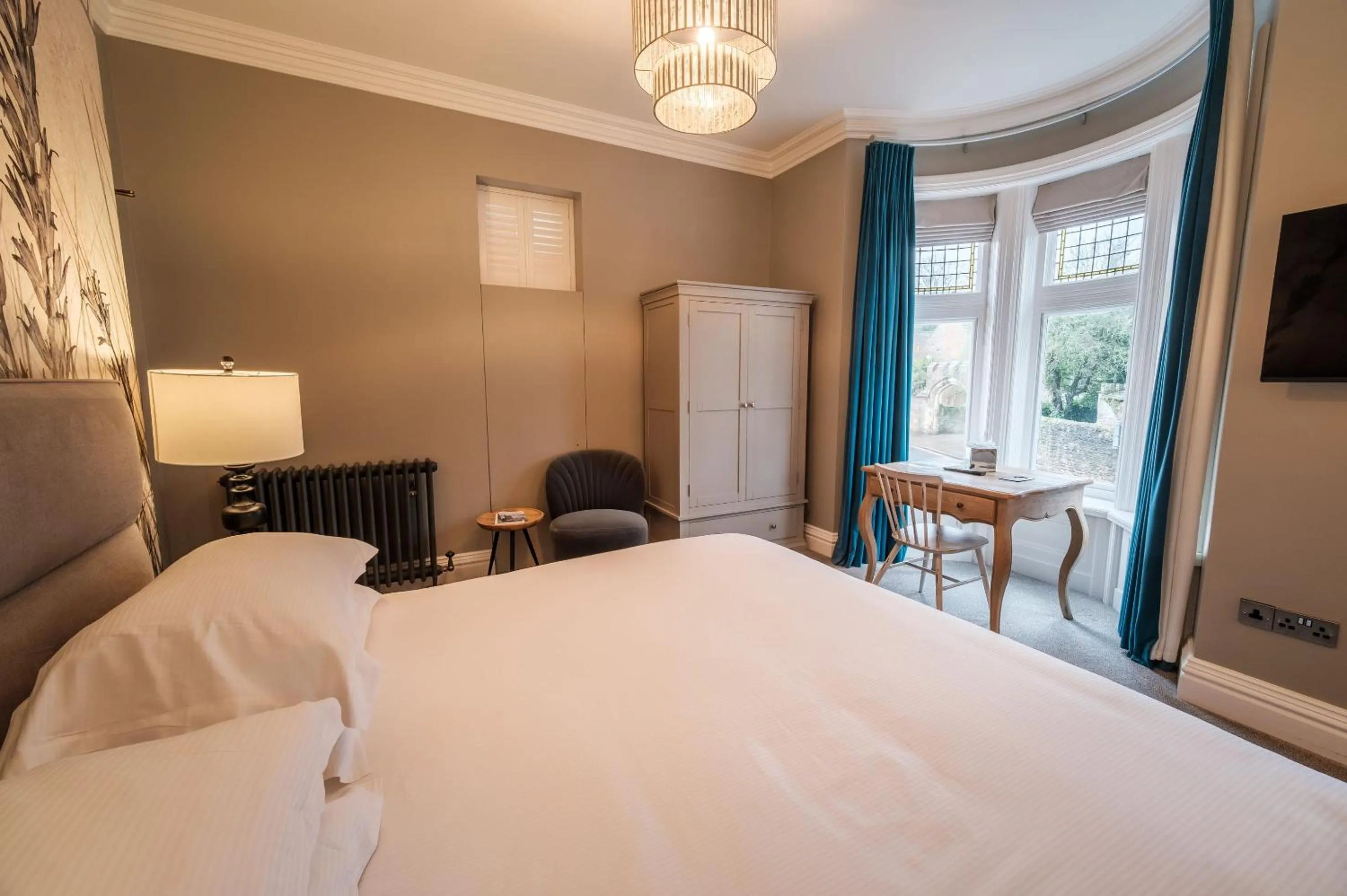 Bedroom, Bed in The Fleece Hotel Richmond