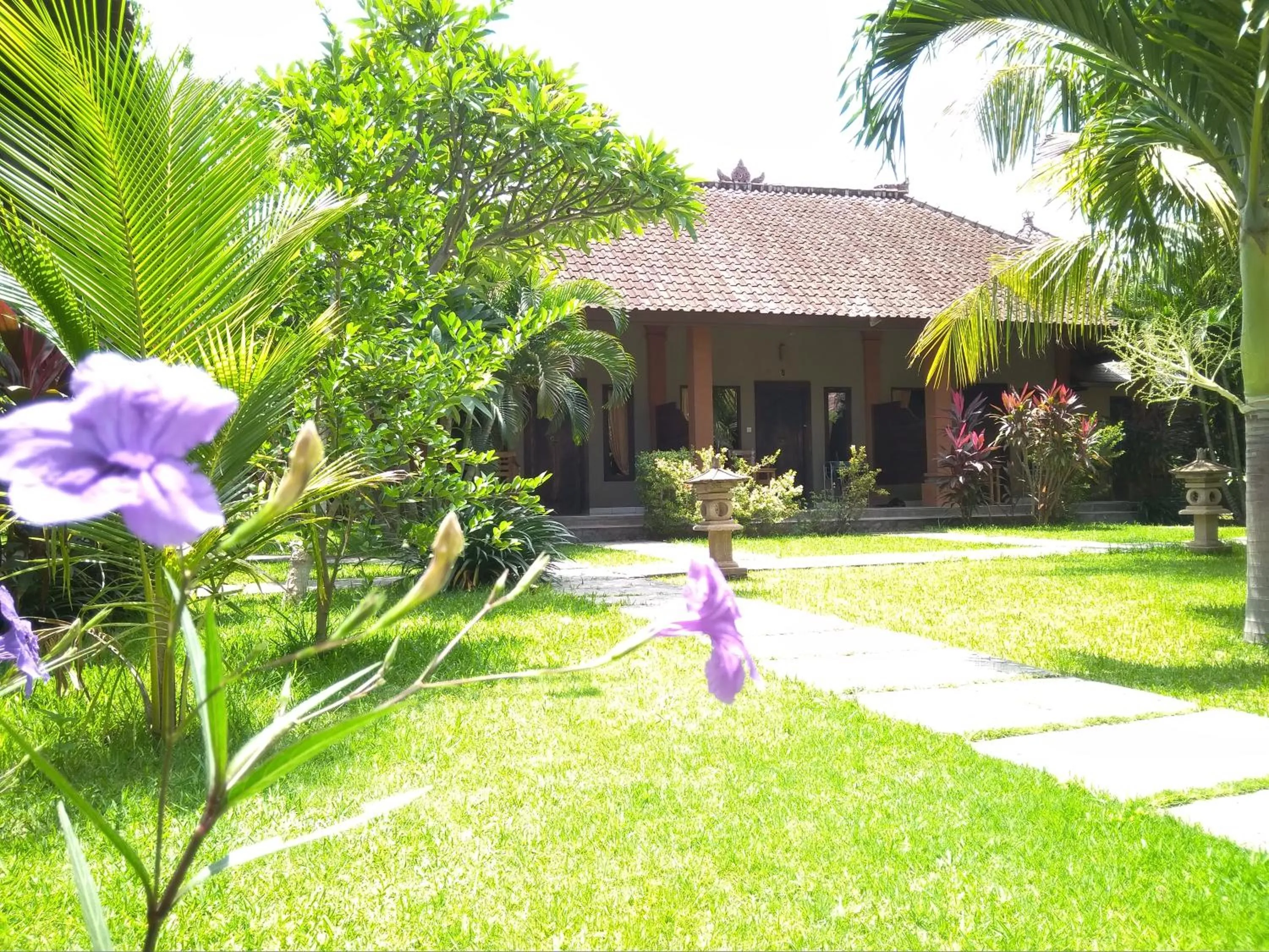 Garden in Suka Sari Cottages