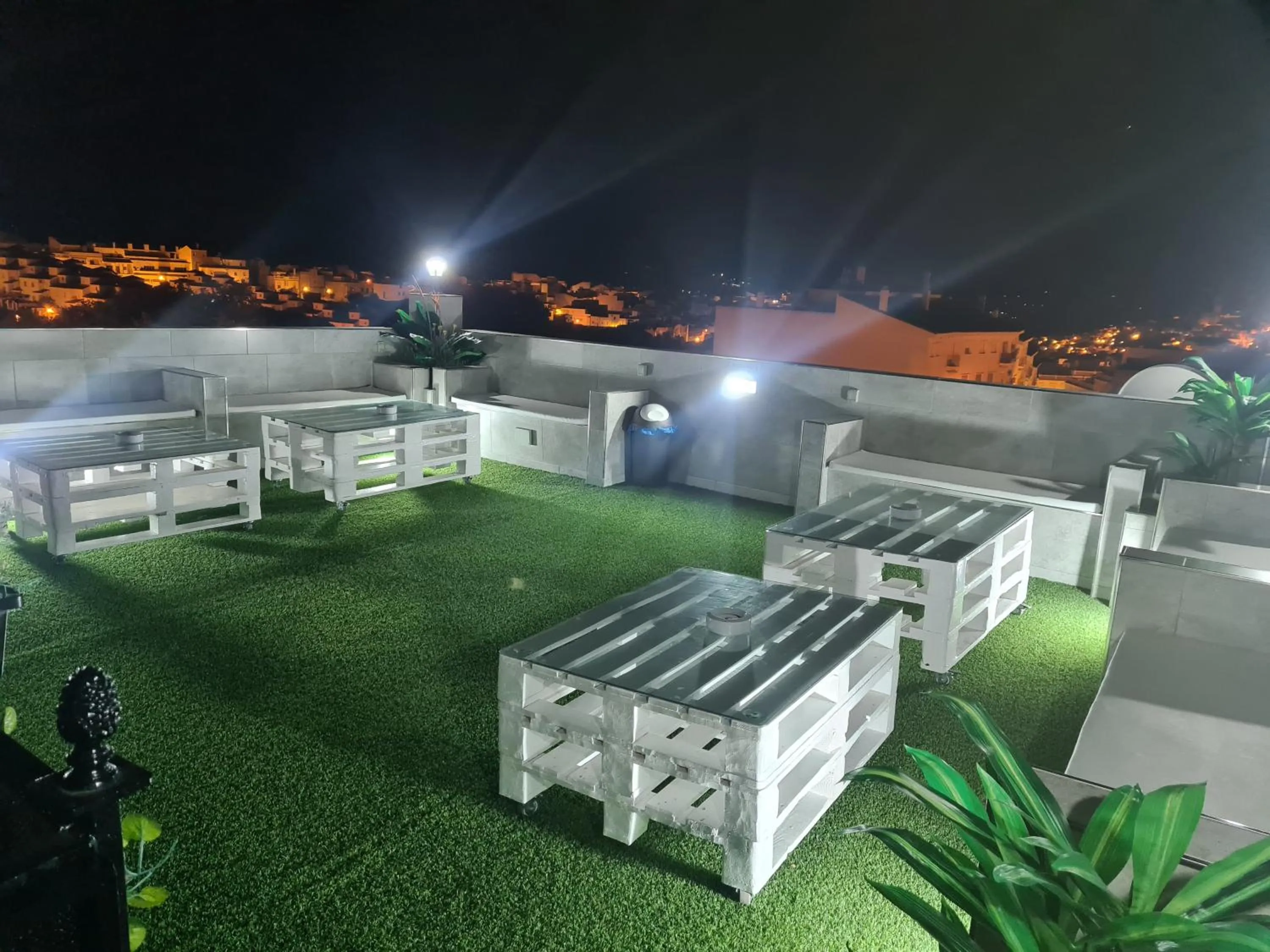 Balcony/Terrace in Hostal Málaga