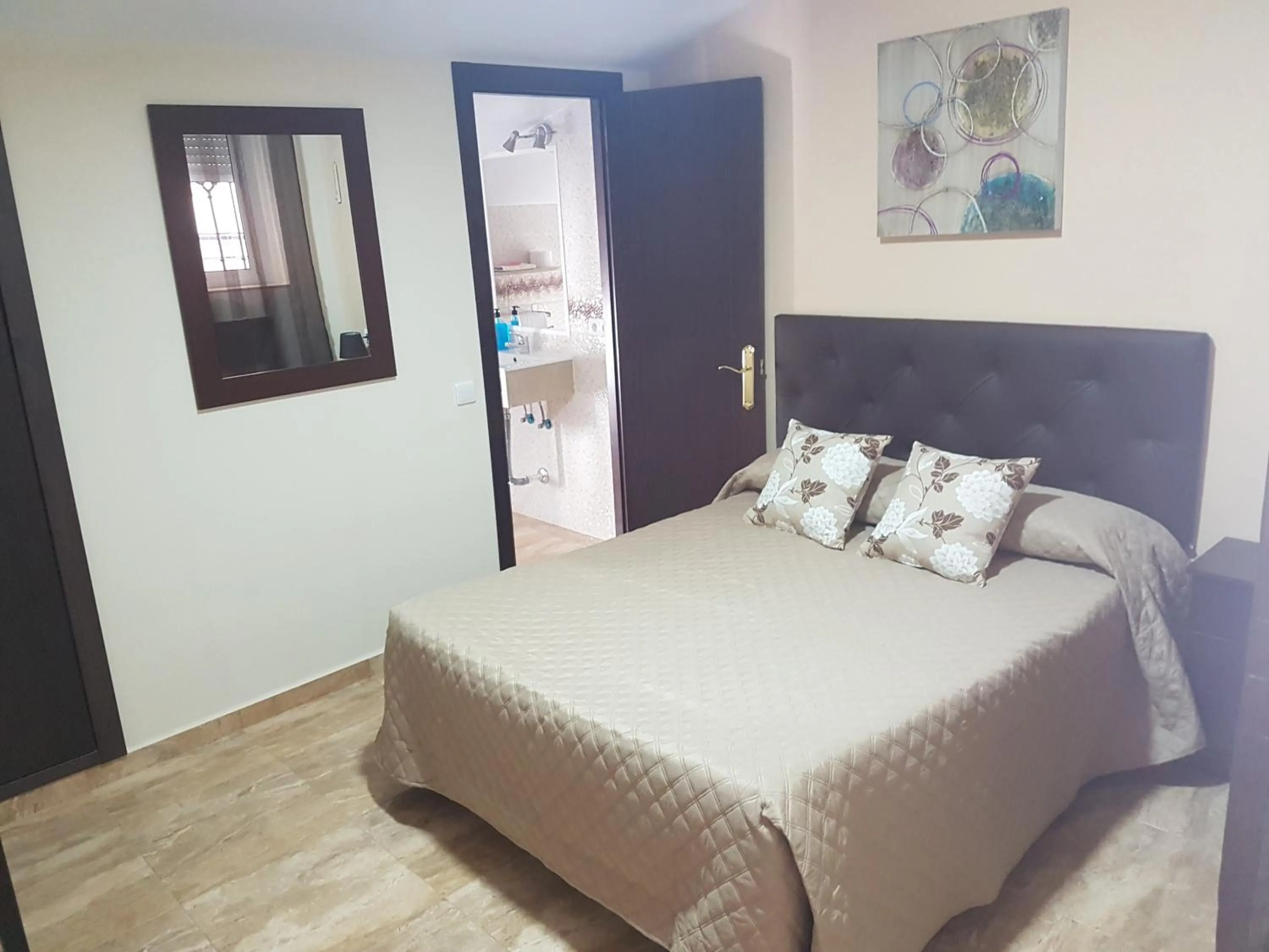 Bed in Hostal Málaga