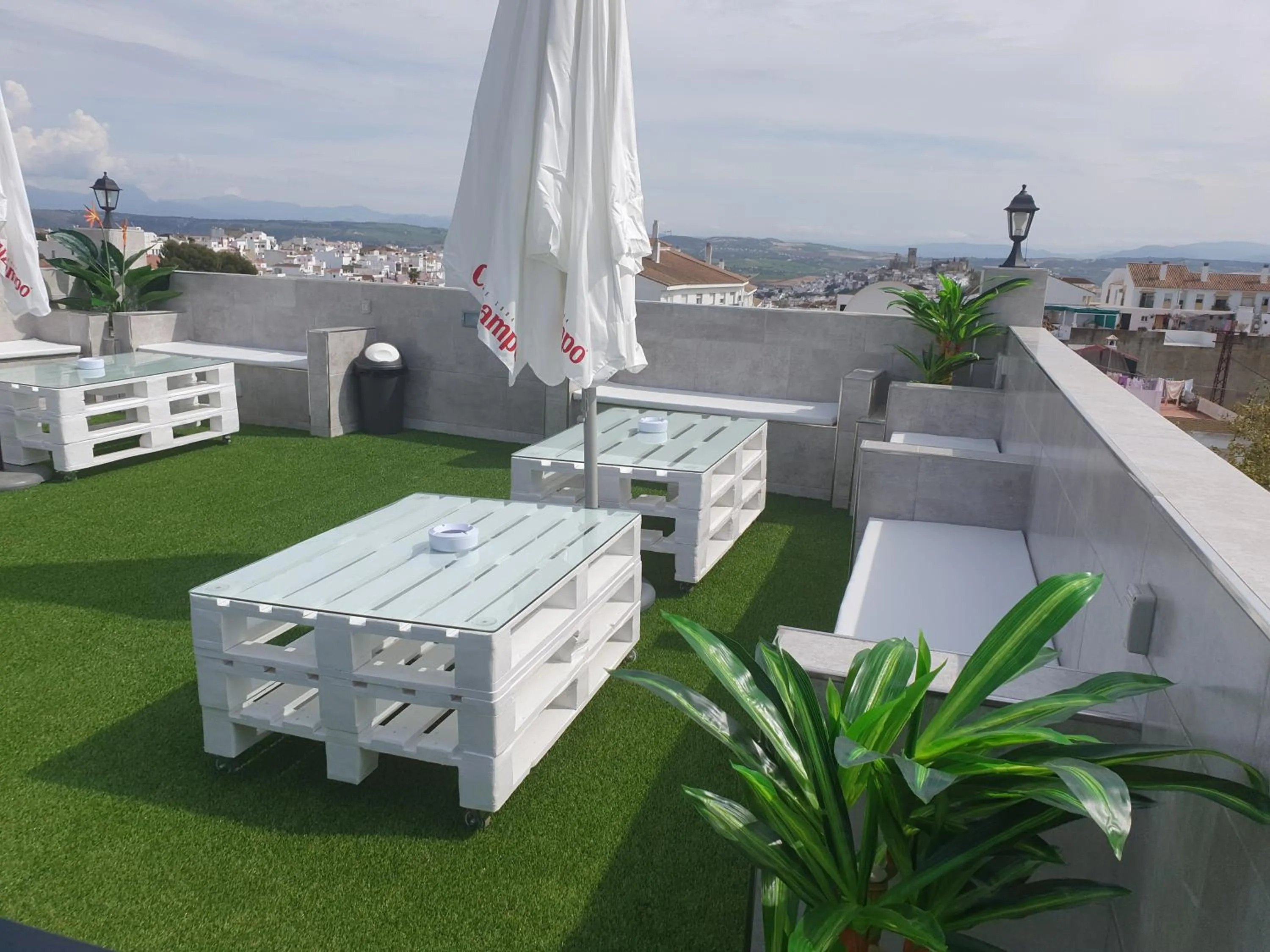 Patio in Hostal Málaga