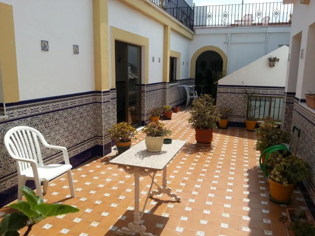 Patio in Hostal Málaga