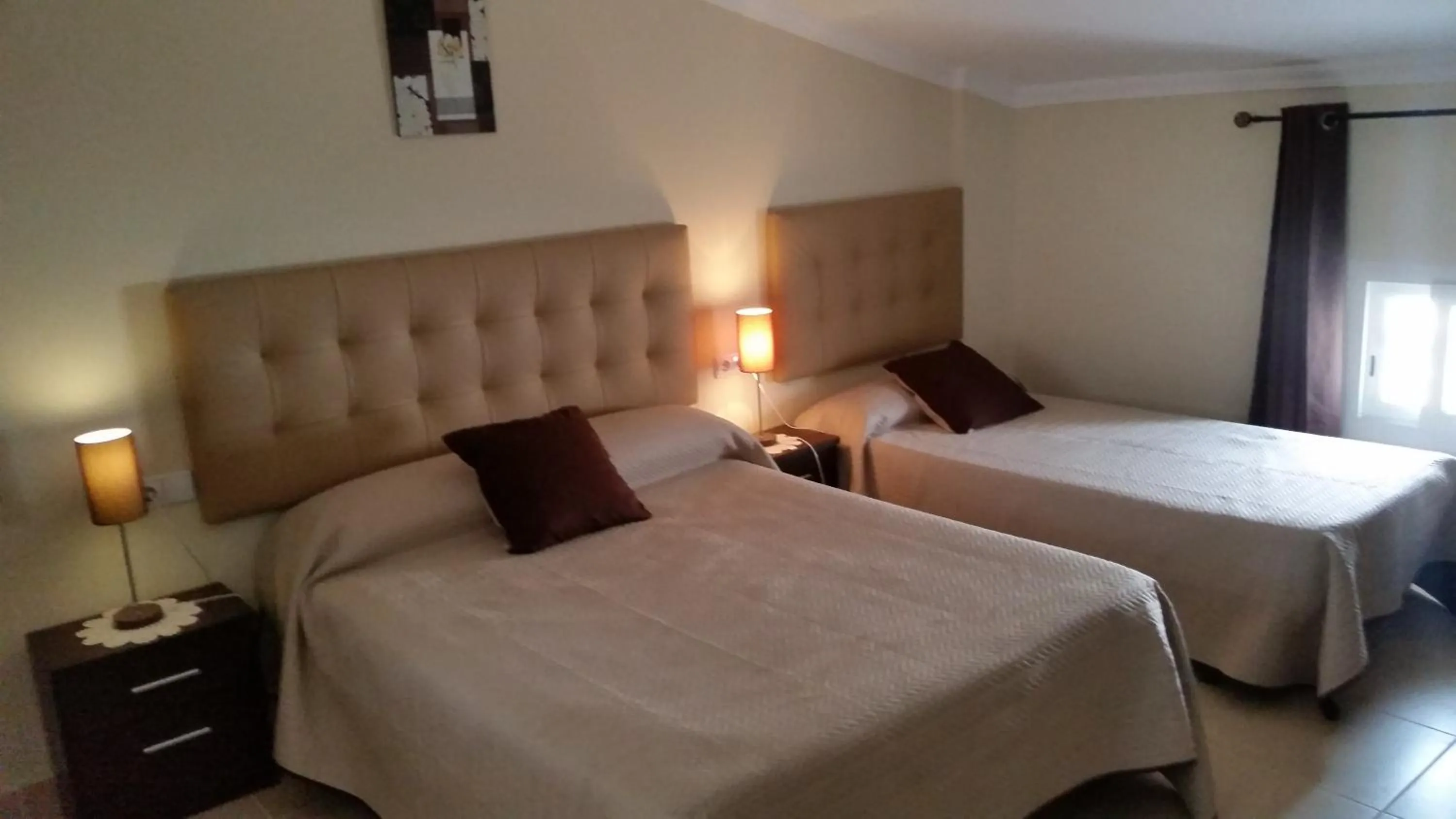 Bed in Hostal Málaga