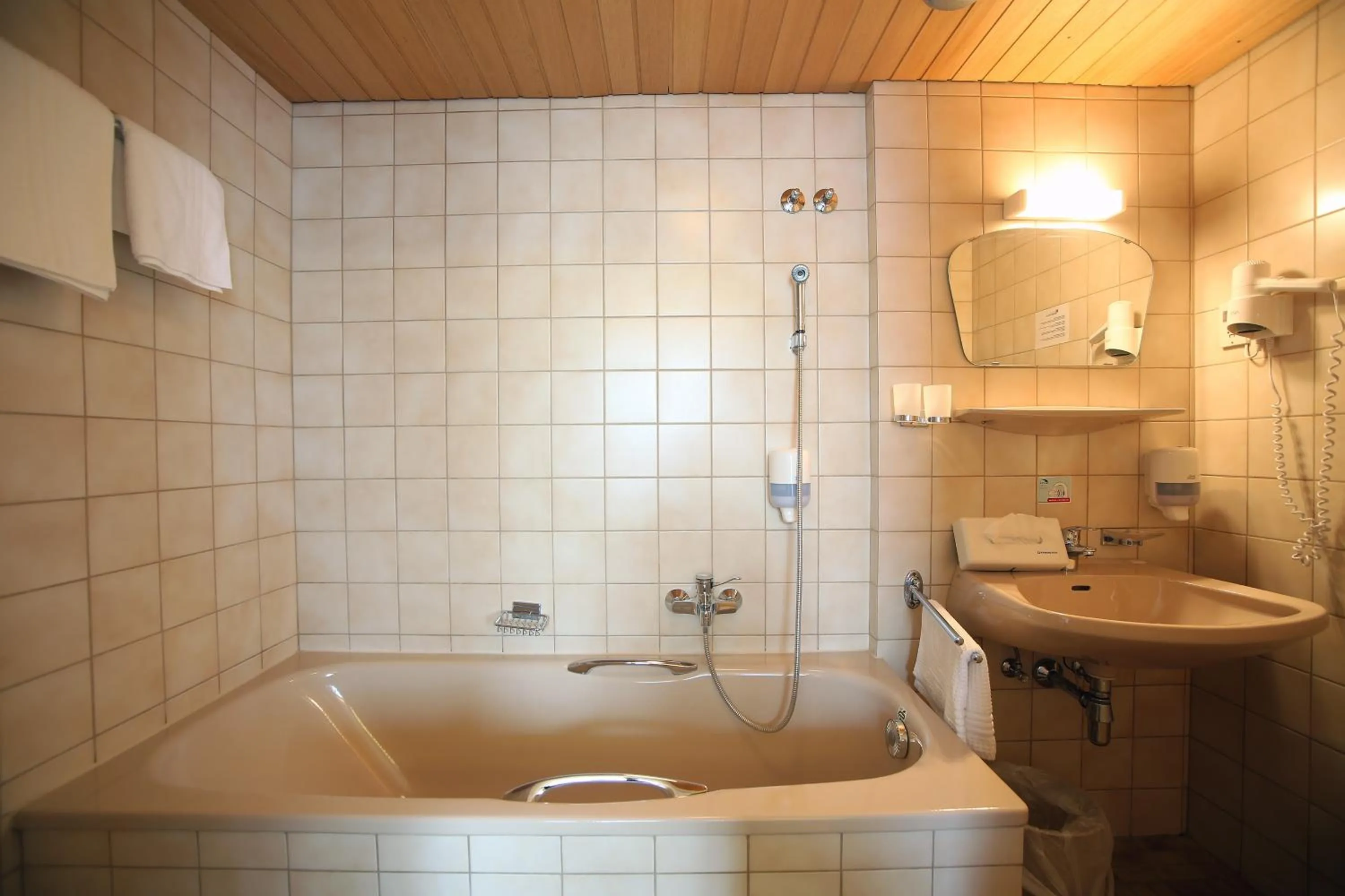 Bathroom in AKTIVHOTEL Weisser Hirsch