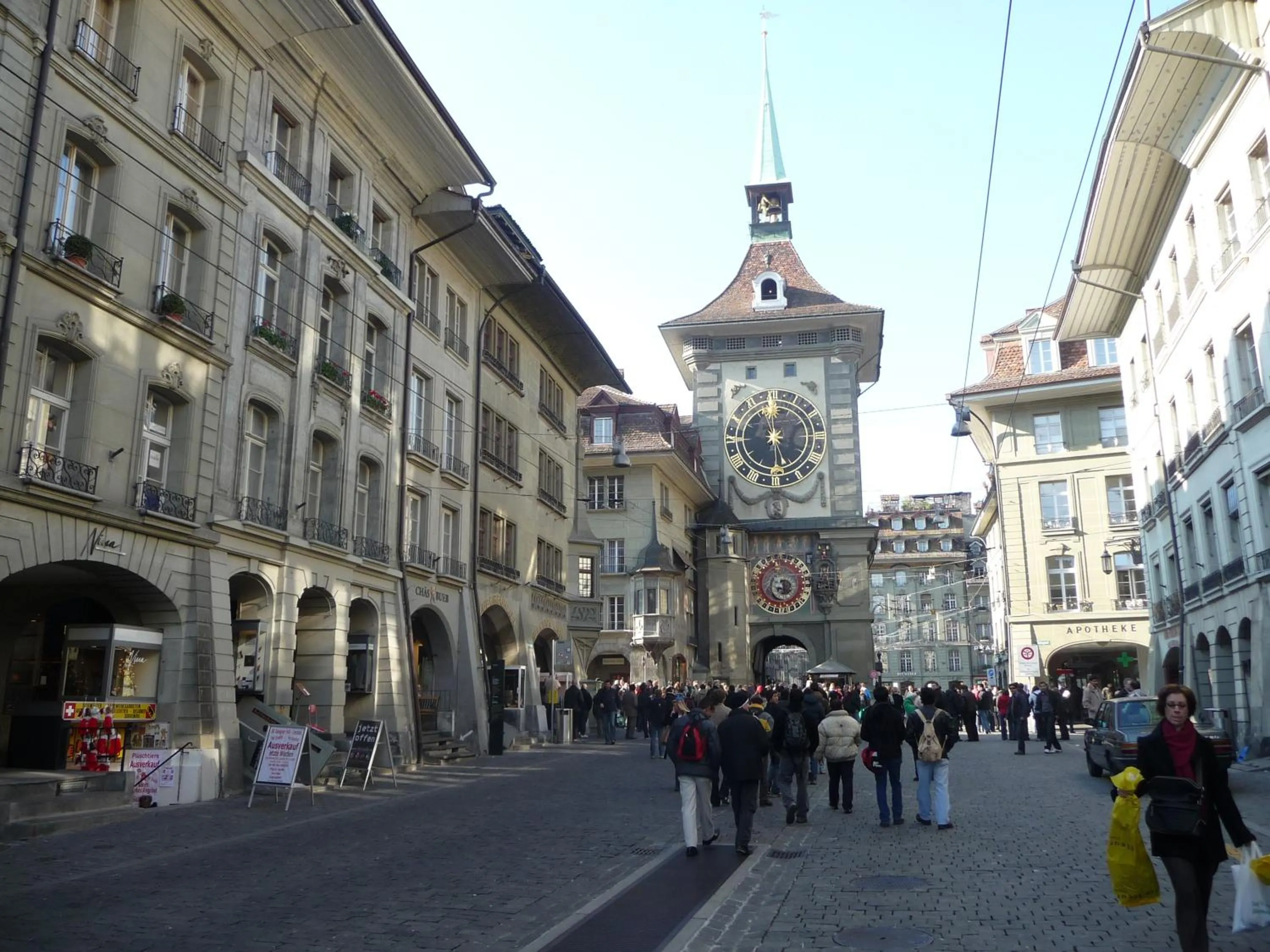 Nearby landmark in Bern Backpackers Hotel Glocke