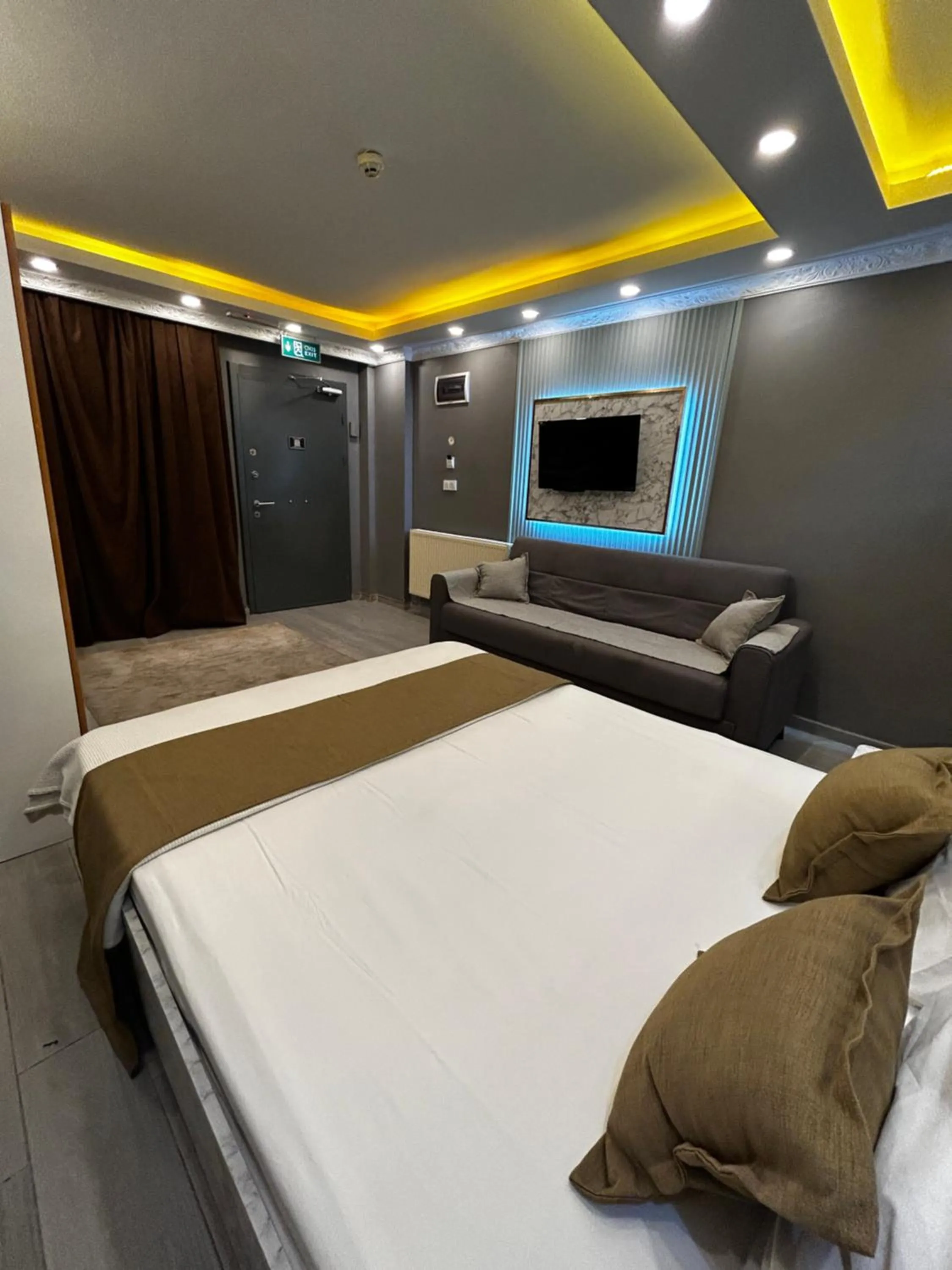 Bed in Sahrakent Otel Ataşehir