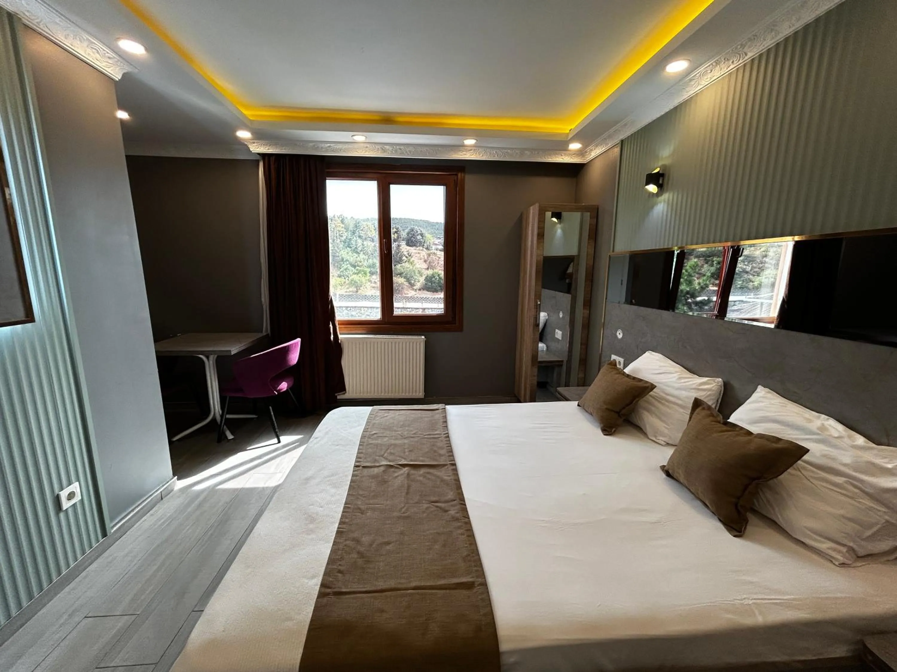 Bed in Sahrakent Otel Ataşehir