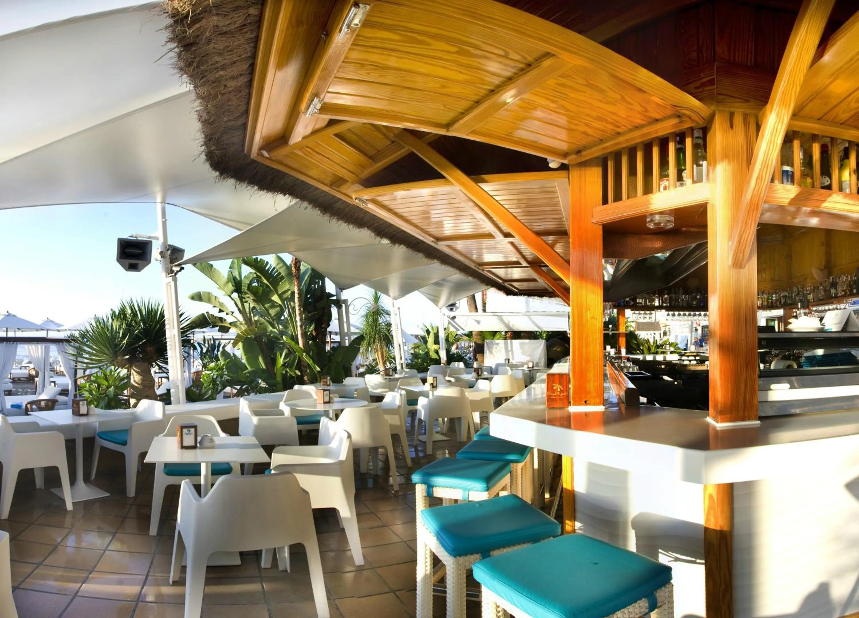 Restaurant/places to eat in Playa Miguel Beach Club