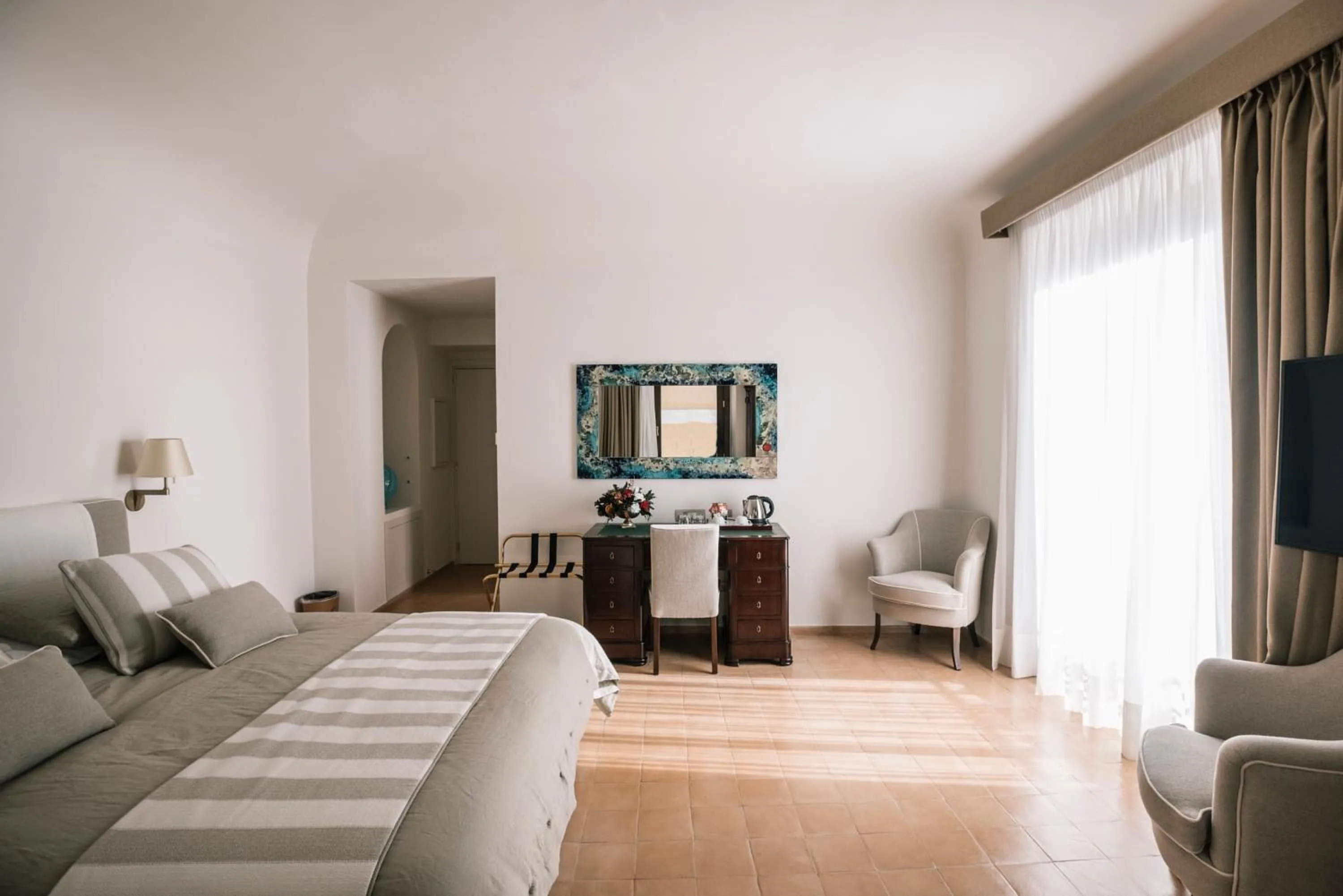 Bed in Giardini Calce - Luxury Rooms