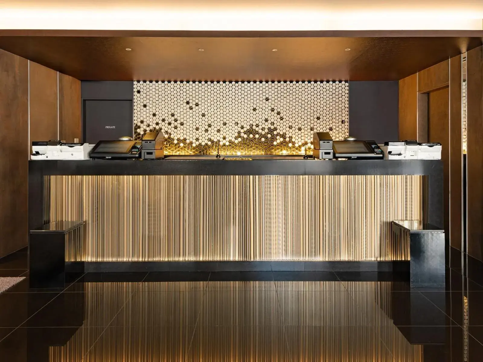 Lobby or reception in The OneFive Osaka Namba Kuromon Lobby or reception in The OneFive Osaka Namba Kuromon