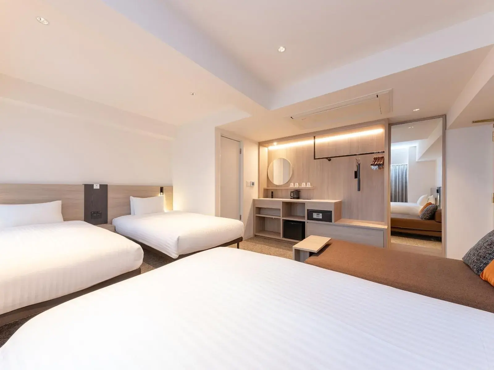 Bed in The OneFive Osaka Namba Kuromon Bed in The OneFive Osaka Namba Kuromon