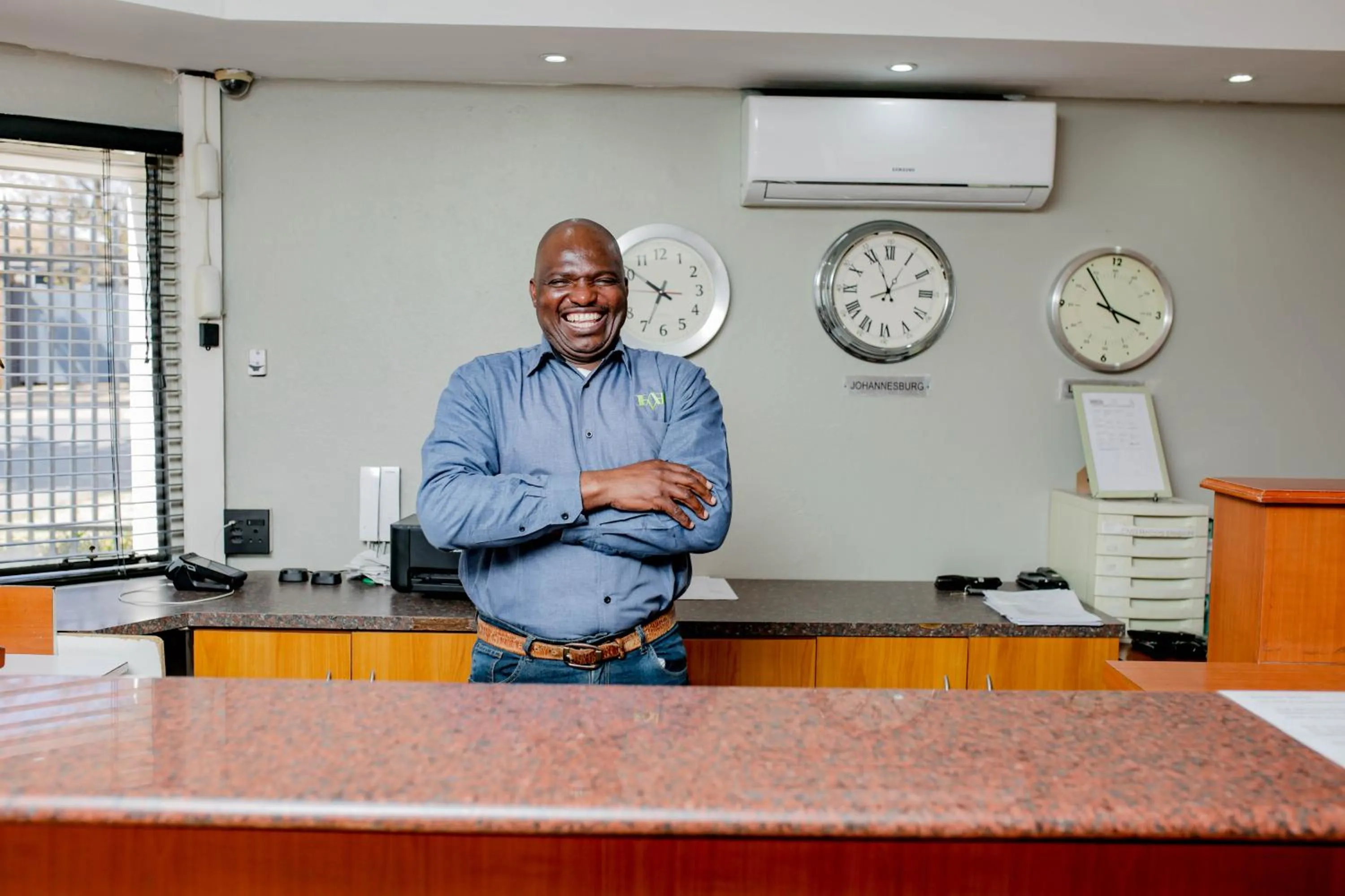 Staff in Vetho 1 Apartments OR Tambo Airport