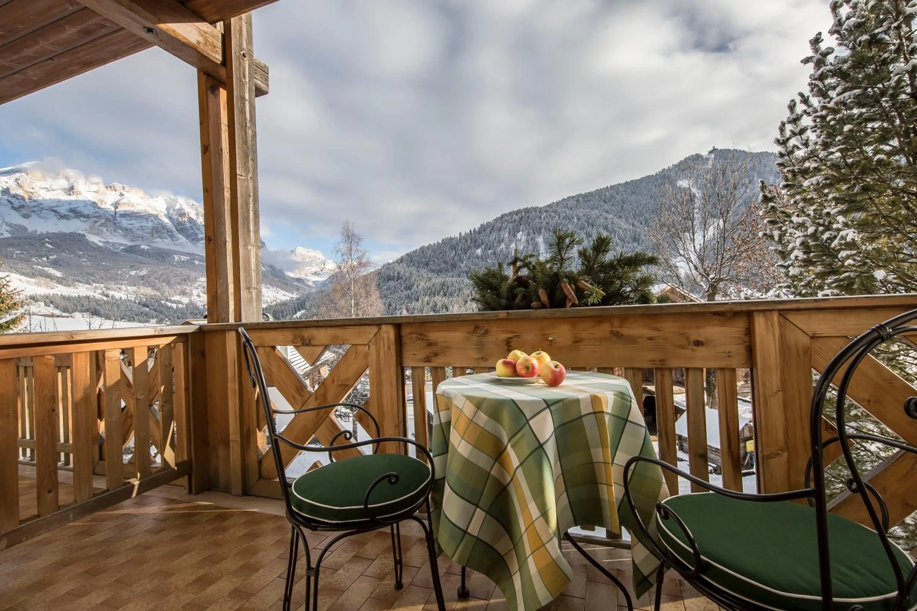 Mountain view in Residence Sas Vanna