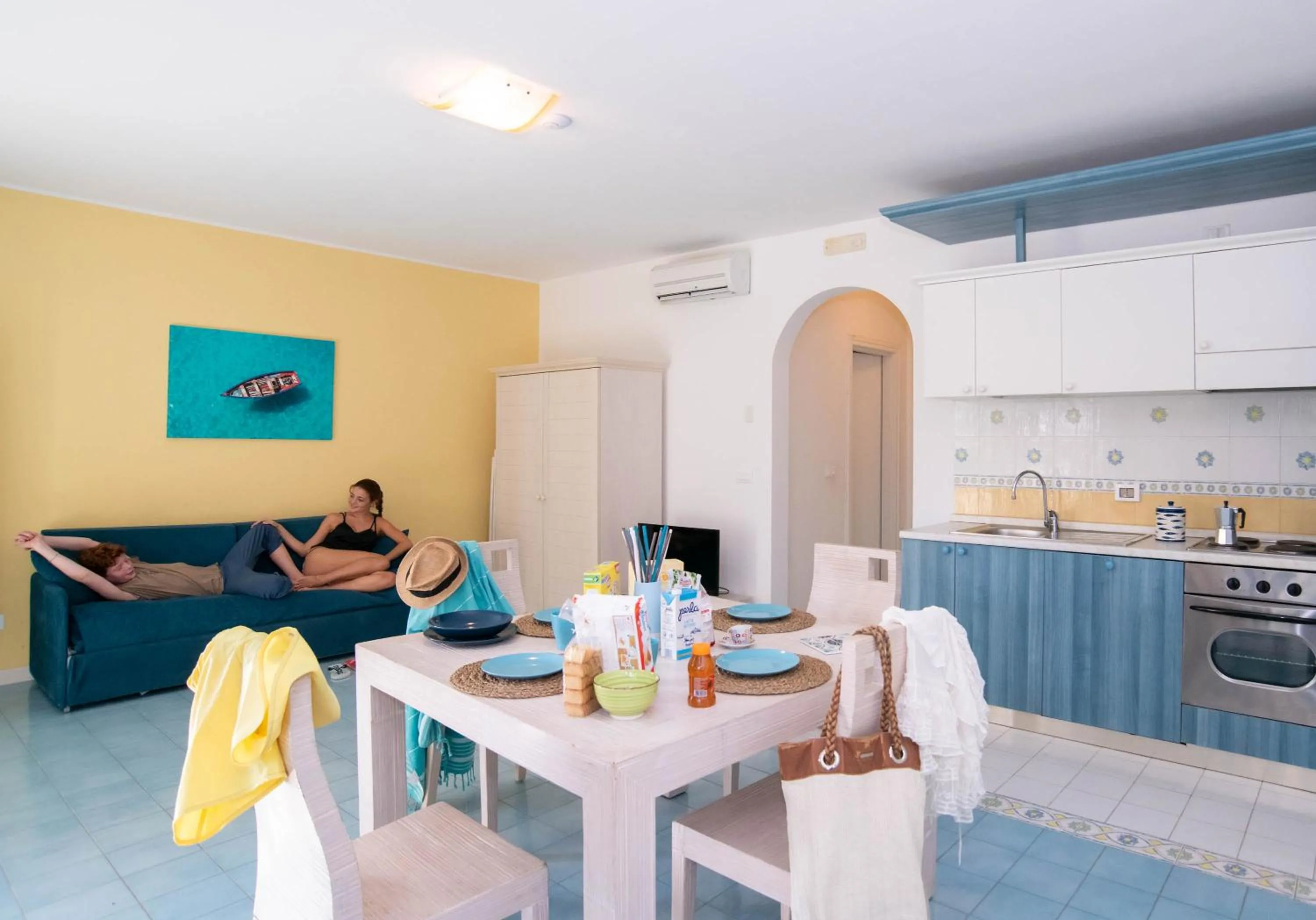 Living room in I Turchesi Club Village