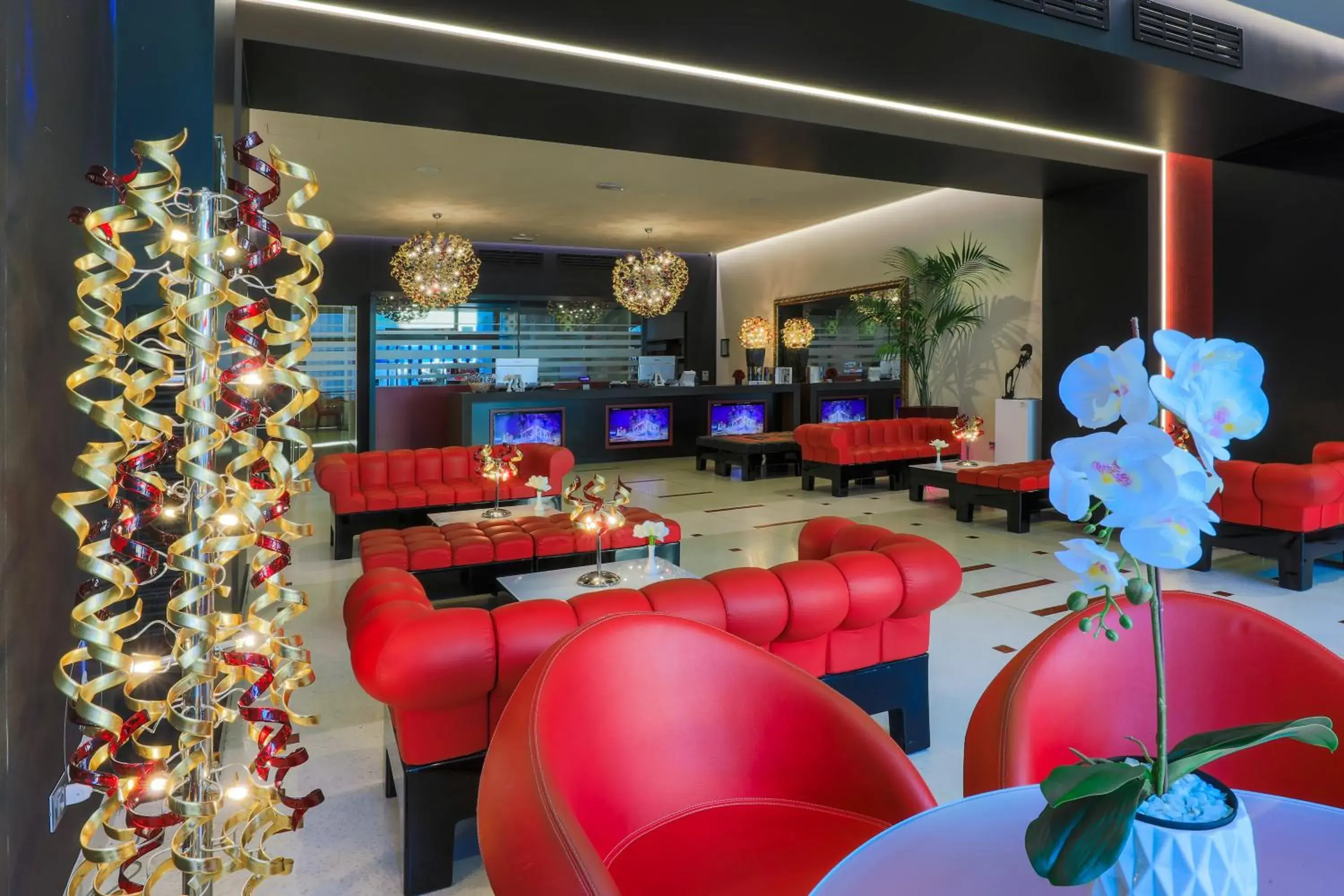 Lobby or reception in Hotel Glamour Lobby or reception in Hotel Glamour