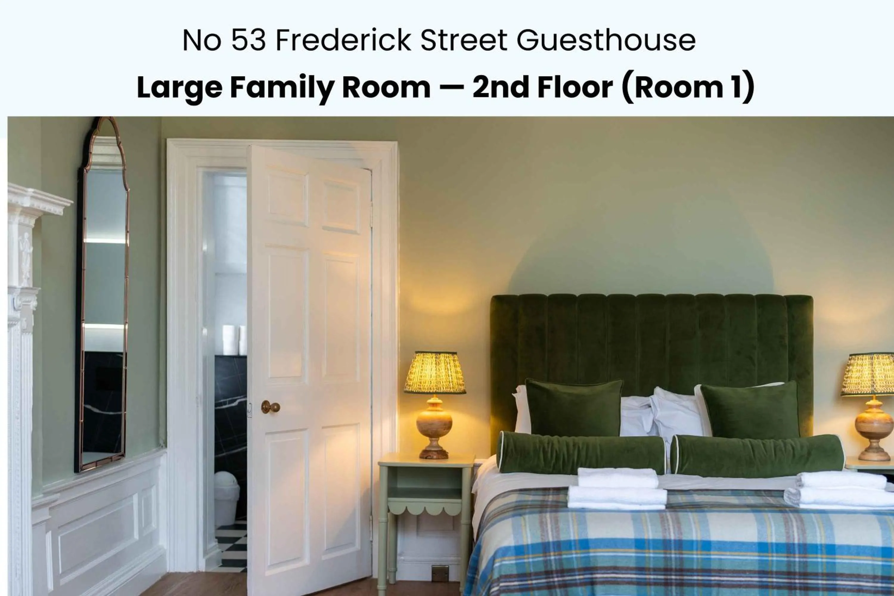 Bed in No. 53 Frederick Street