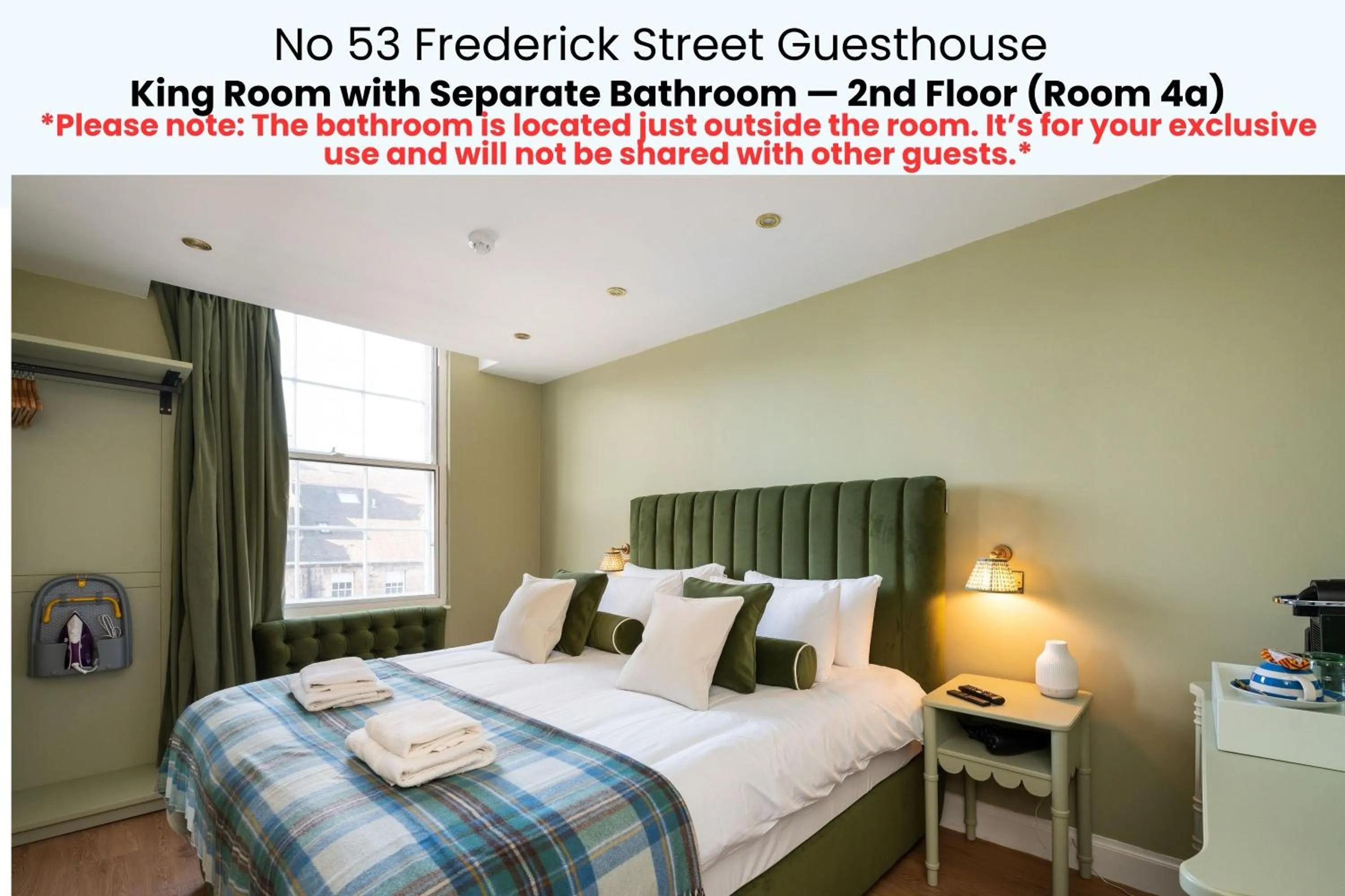 Bed in No. 53 Frederick Street