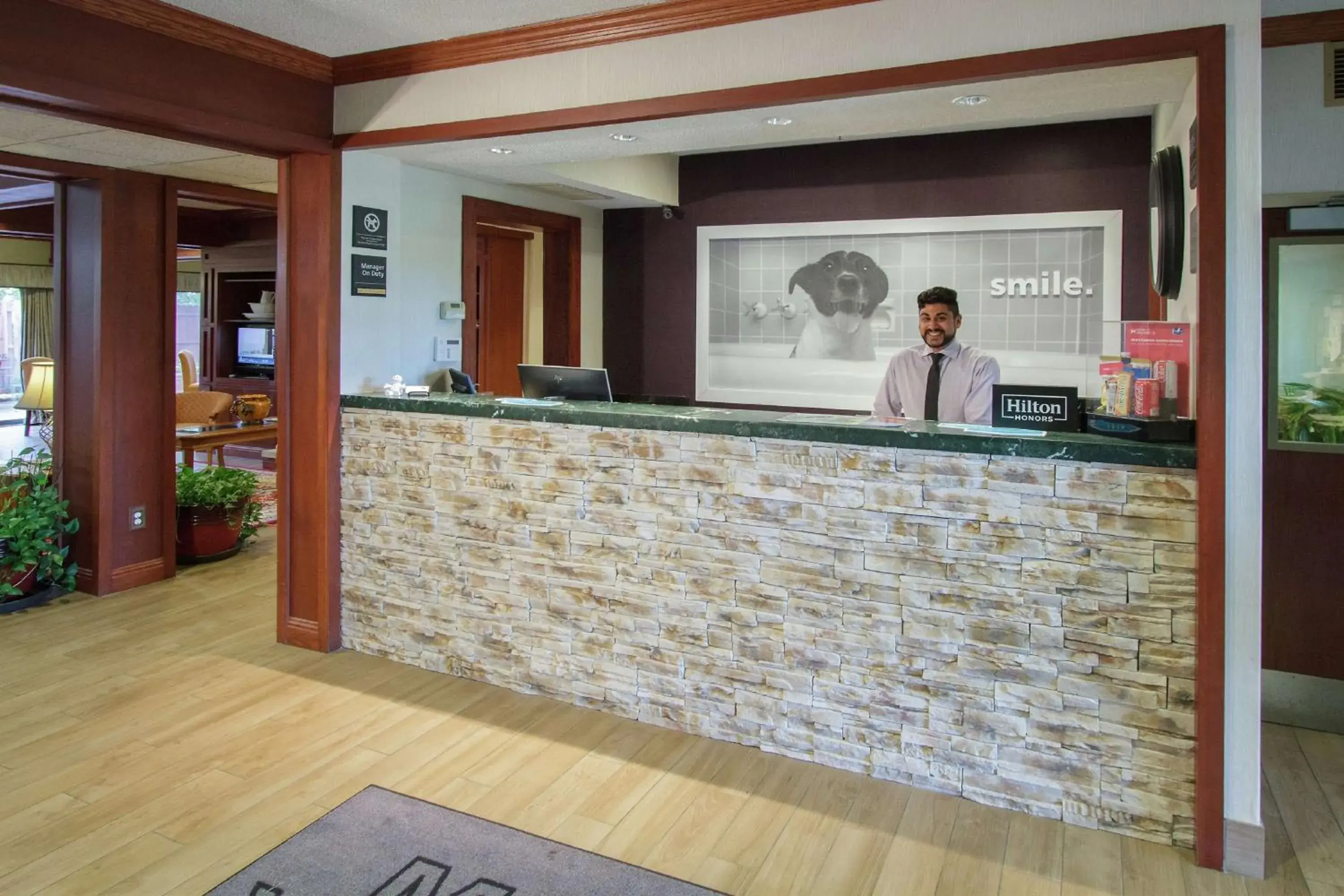 Lobby or reception in Hampton Inn South Haven Lobby or reception in Hampton Inn South Haven