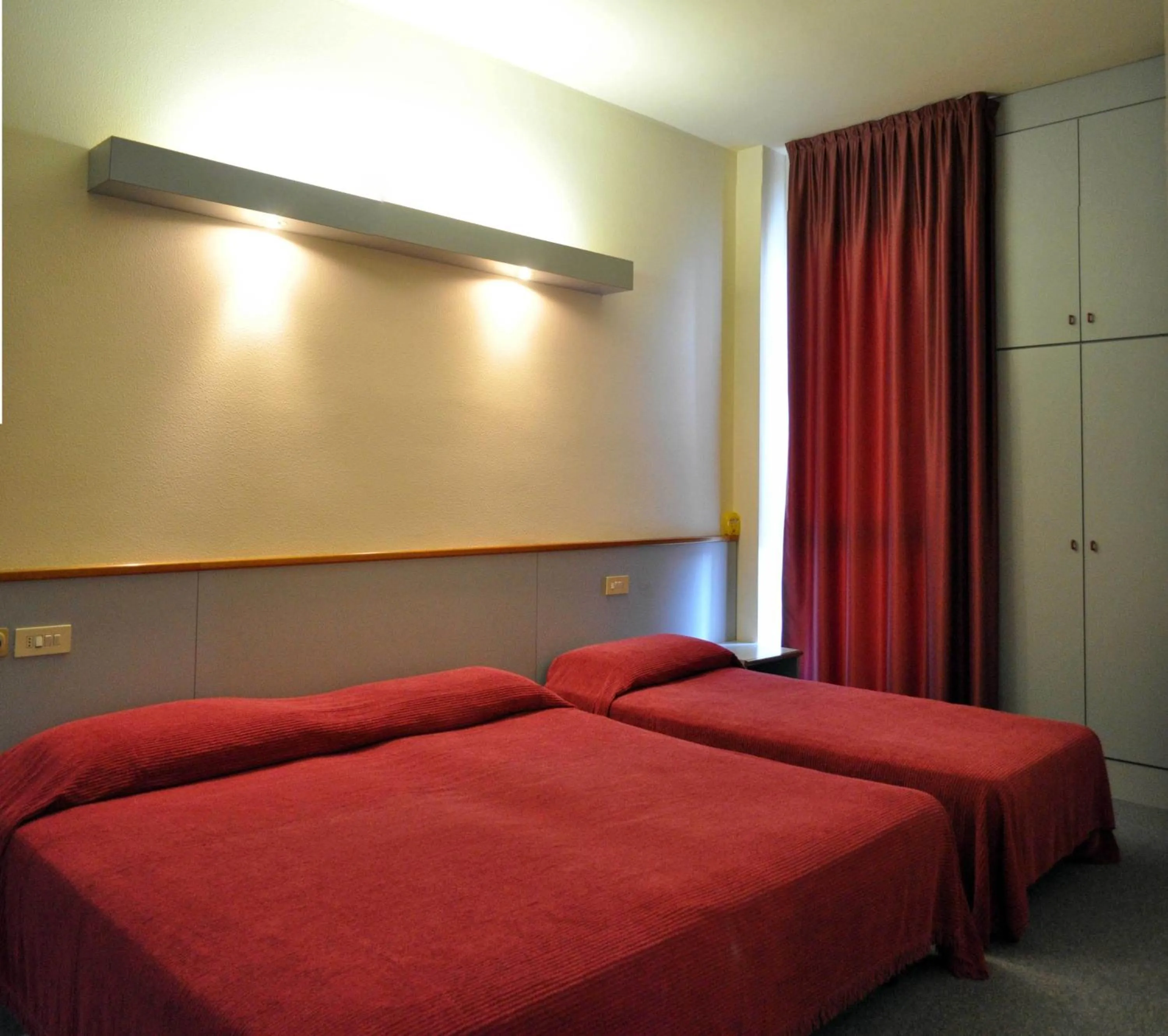 Decorative detail, Bed in Hotel Italia