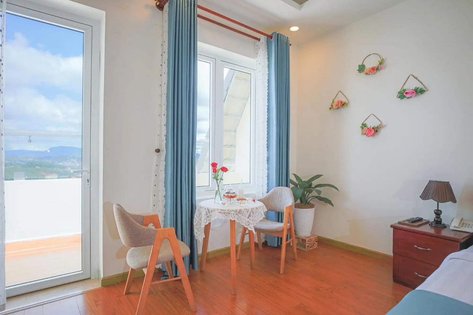 Seating area in Rose Valley Hotel Da Lat Vietnam Seating area in Rose Valley Hotel Da Lat Vietnam