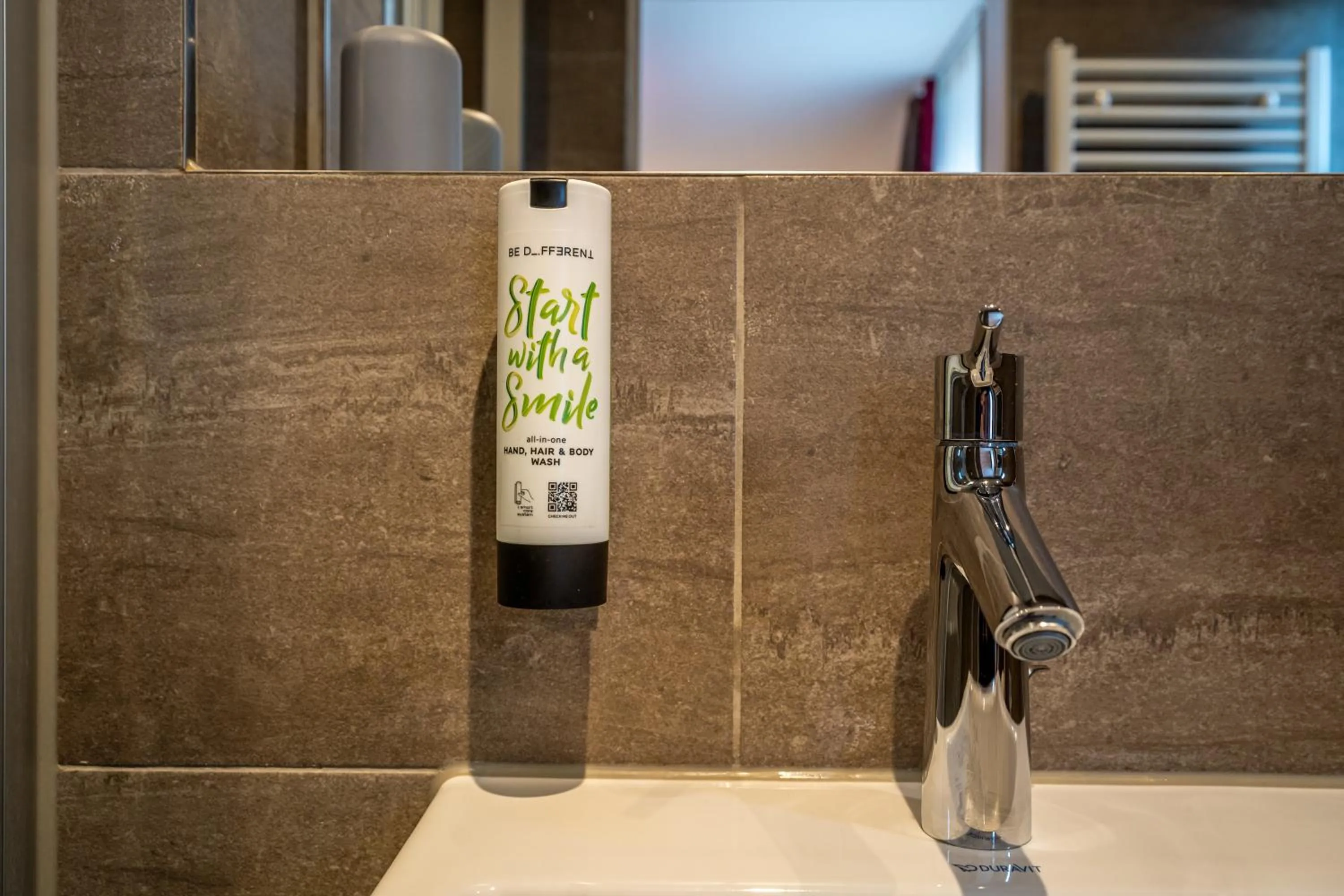 Bathroom in Hotel Weißbräu