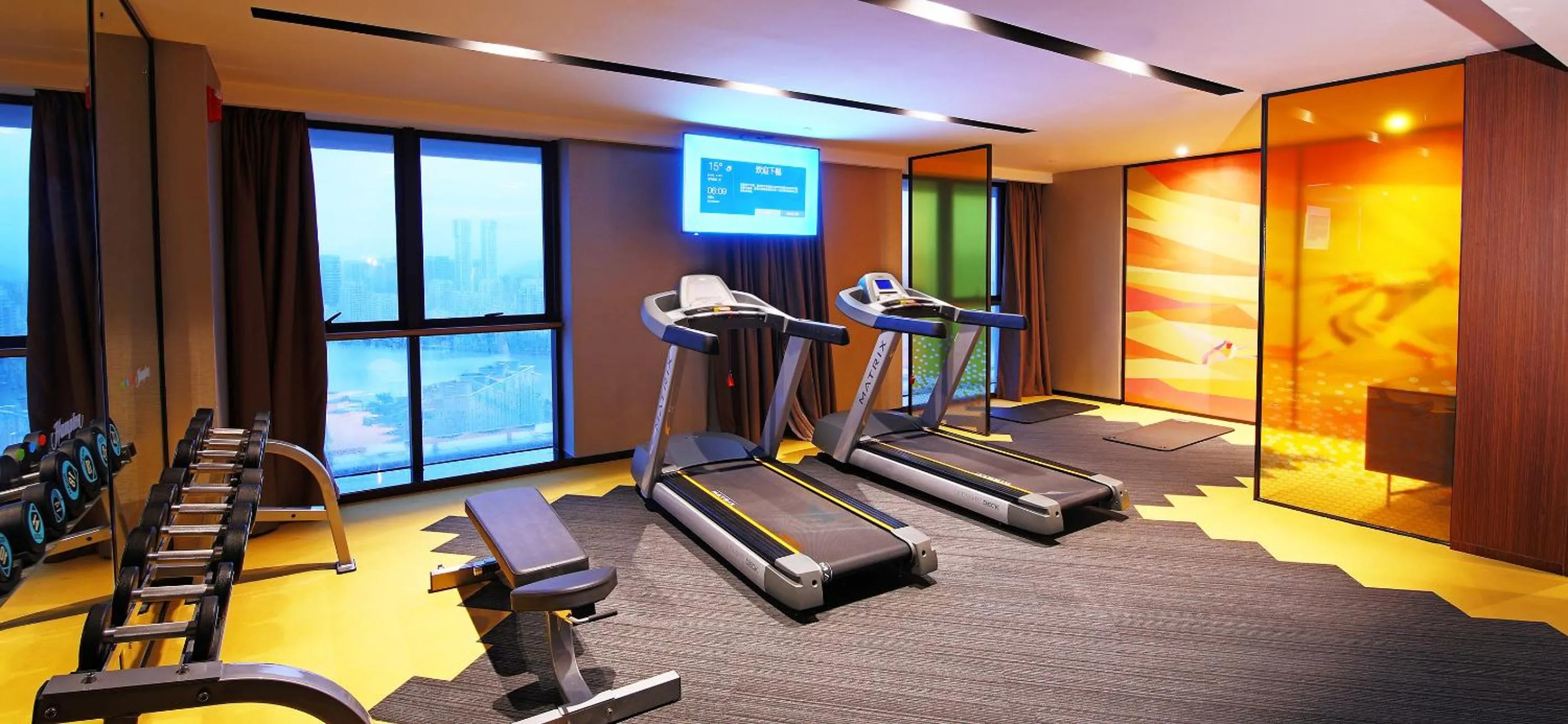 Fitness centre/facilities in Hampton by Hilton Zhuhai Cheng Feng Plaza