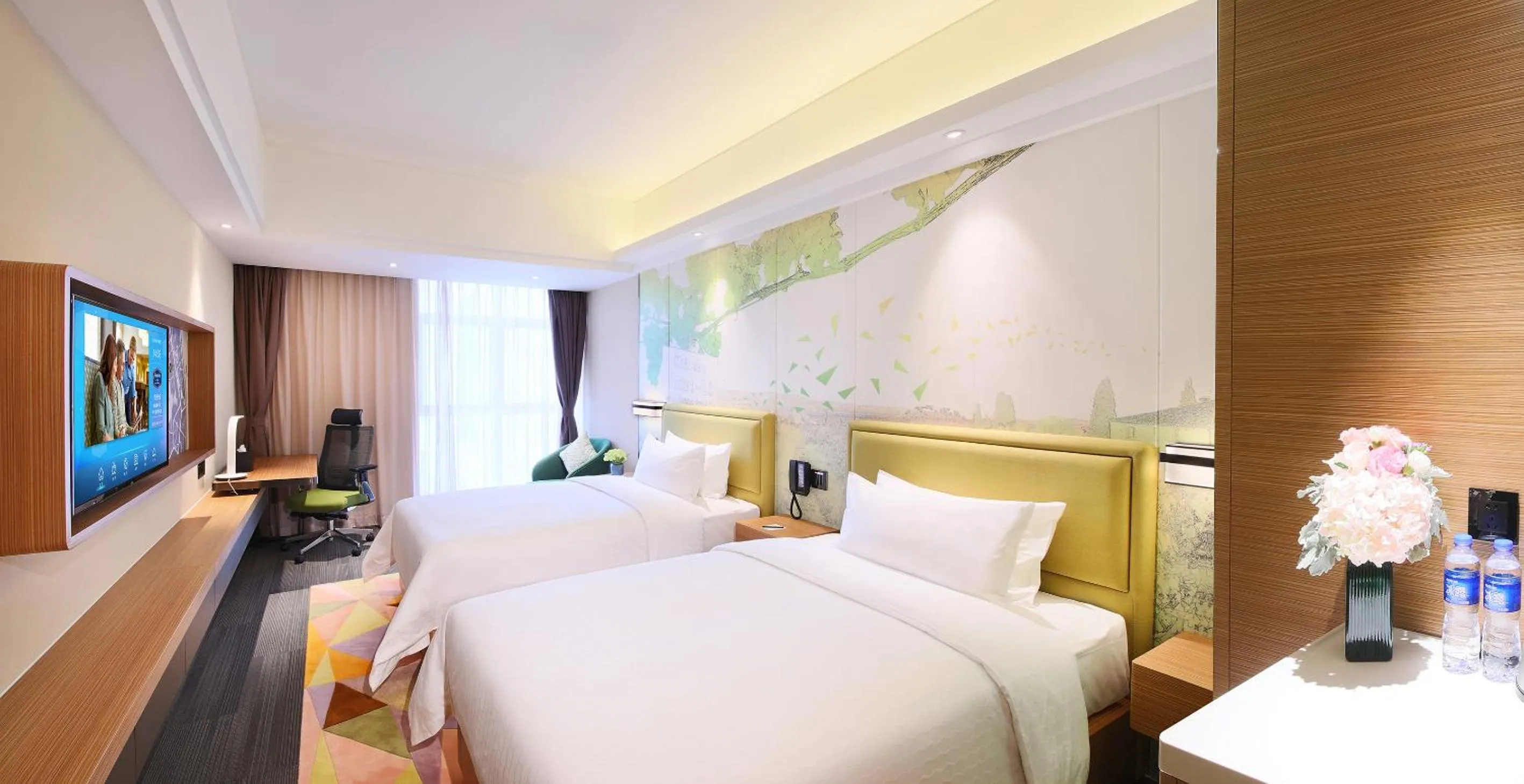 Bed in Hampton by Hilton Zhuhai Cheng Feng Plaza