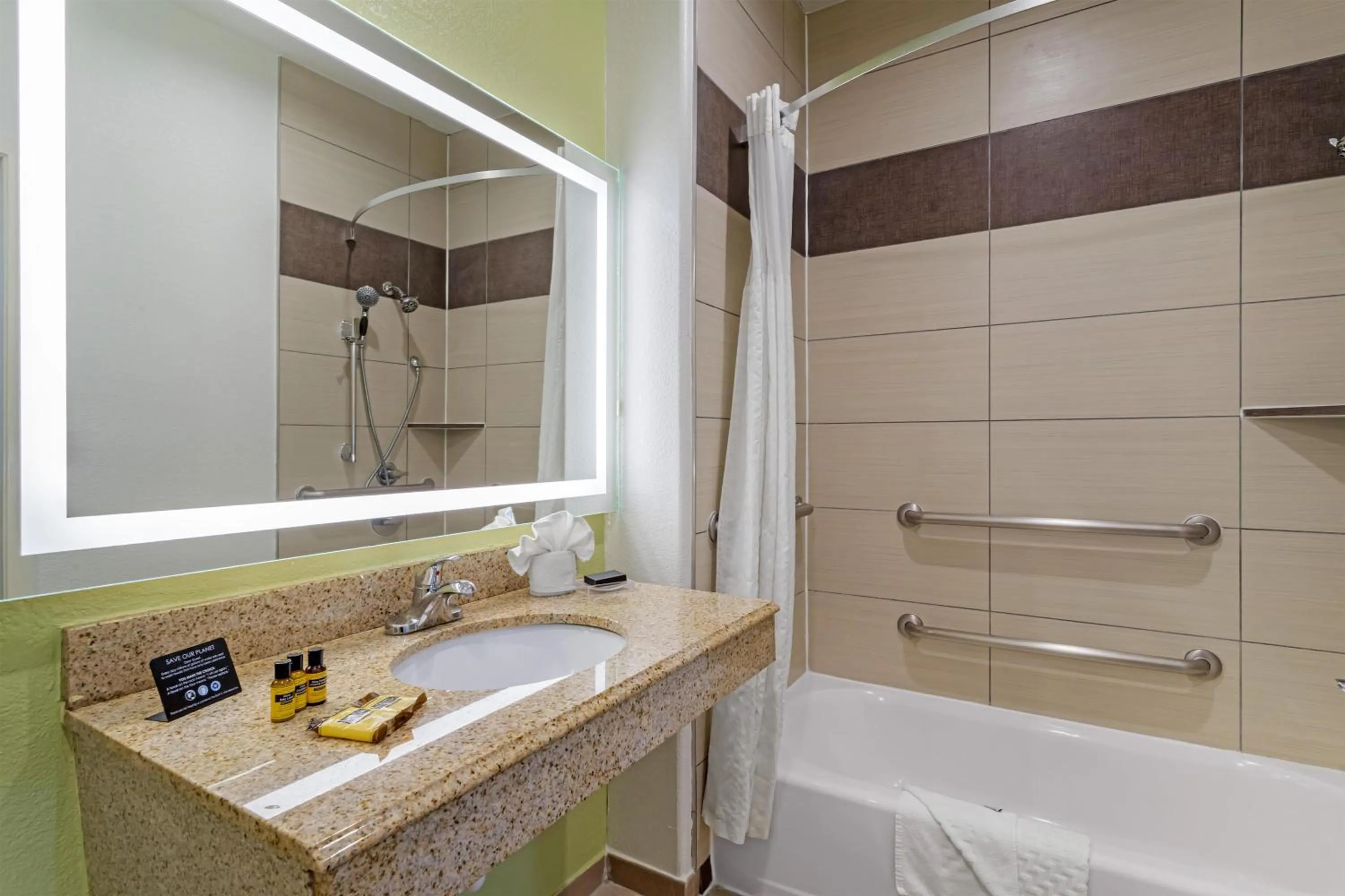 Bathroom in Best Western Plus North Houston Inn & Suites