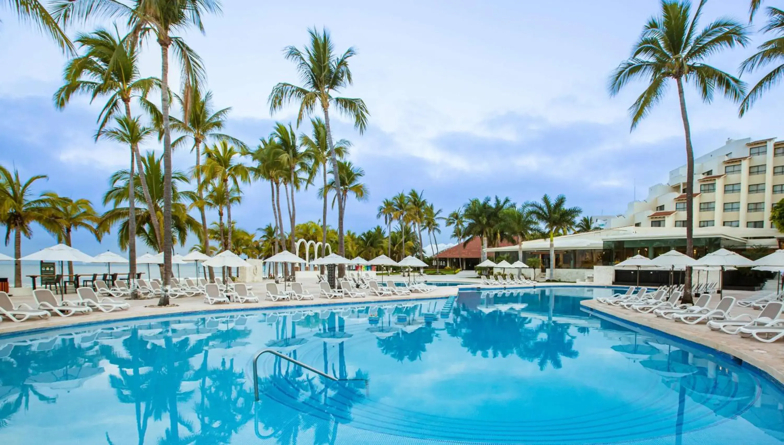 Pool view in Occidental Nuevo Vallarta - All Inclusive Pool view in Occidental Nuevo Vallarta - All Inclusive