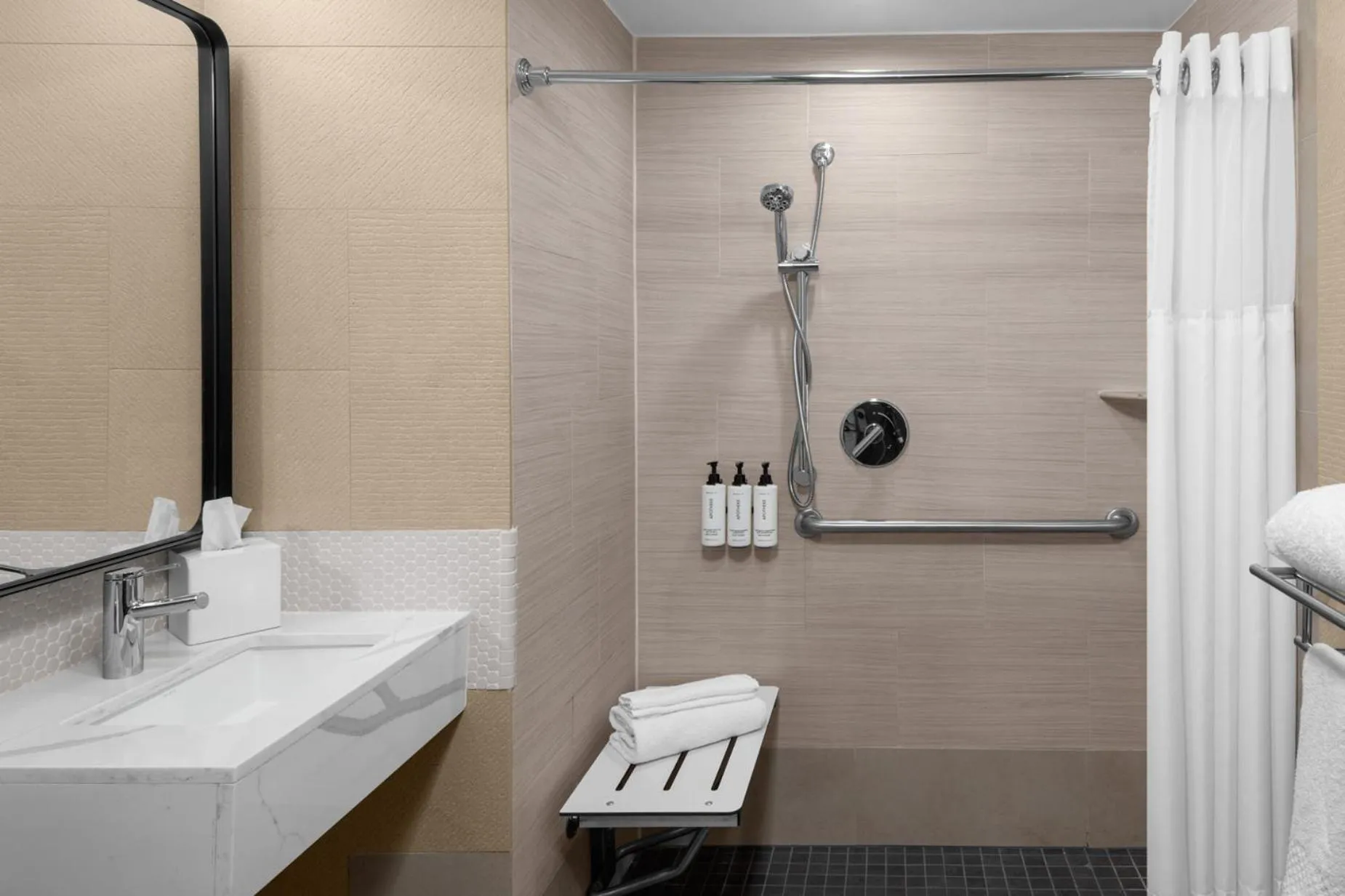 Bathroom in voco Times Square South New York by IHG