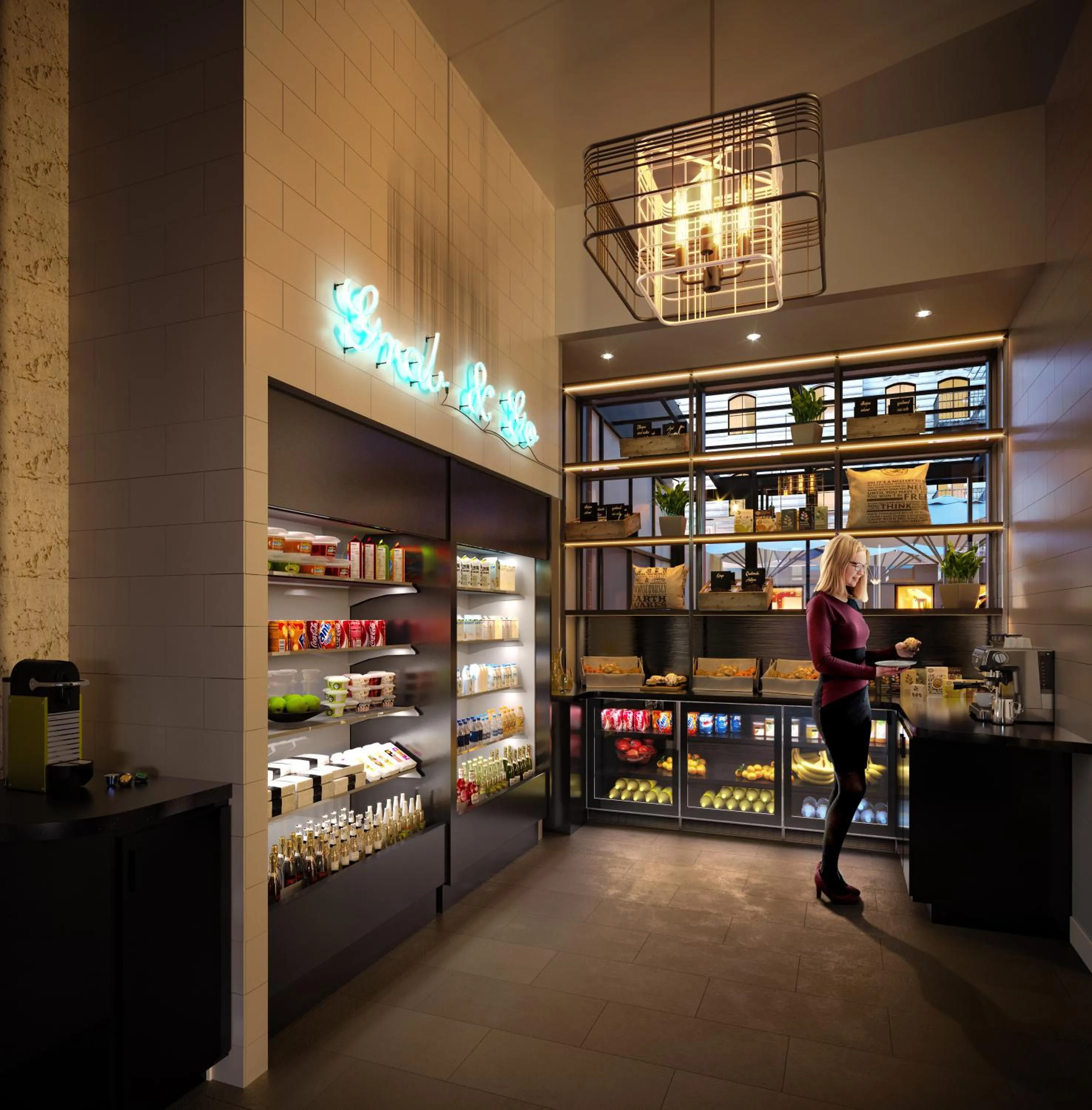 Supermarket/grocery shop in voco Times Square South New York by IHG