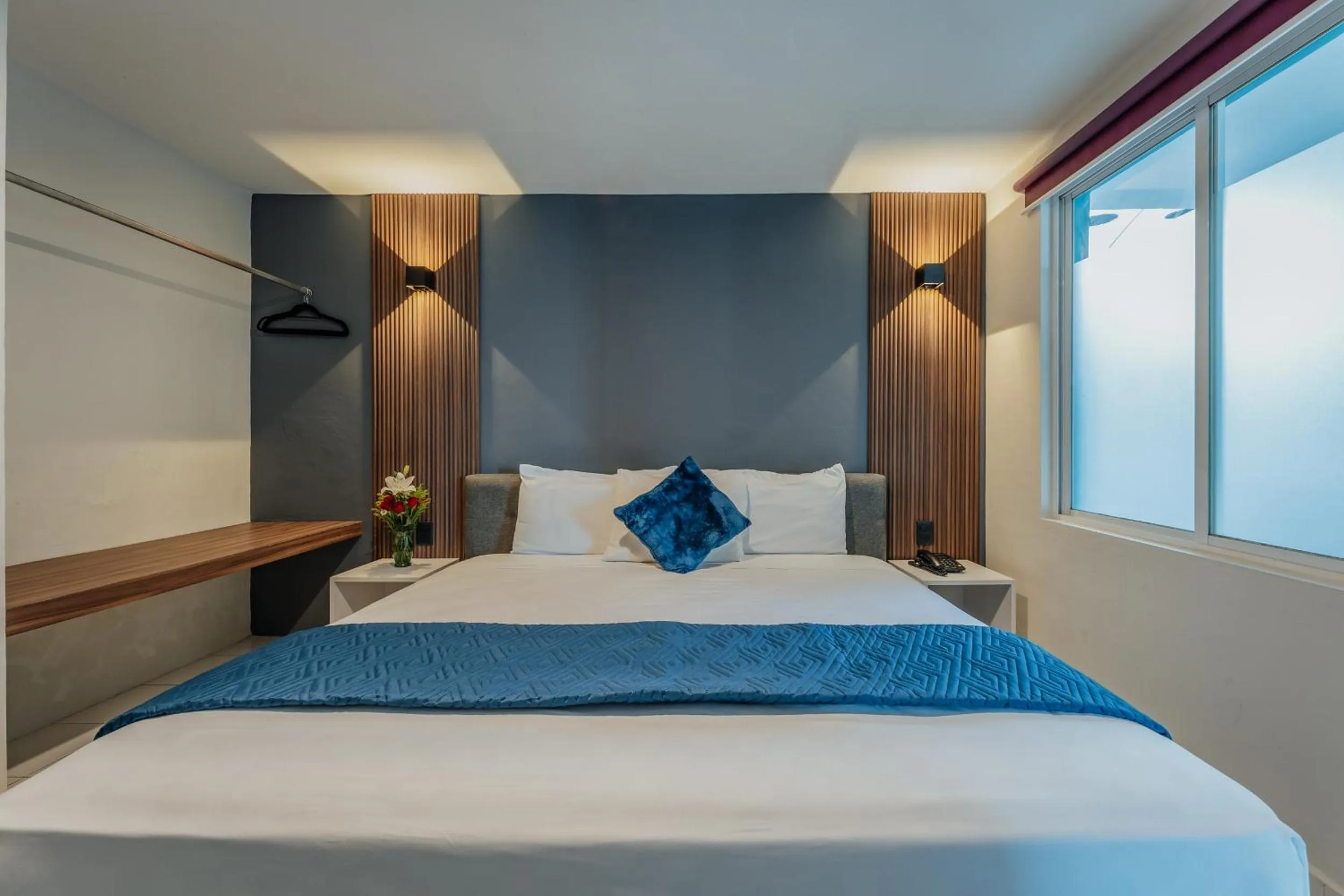 Bed in Hotel Casa Nova, Merida