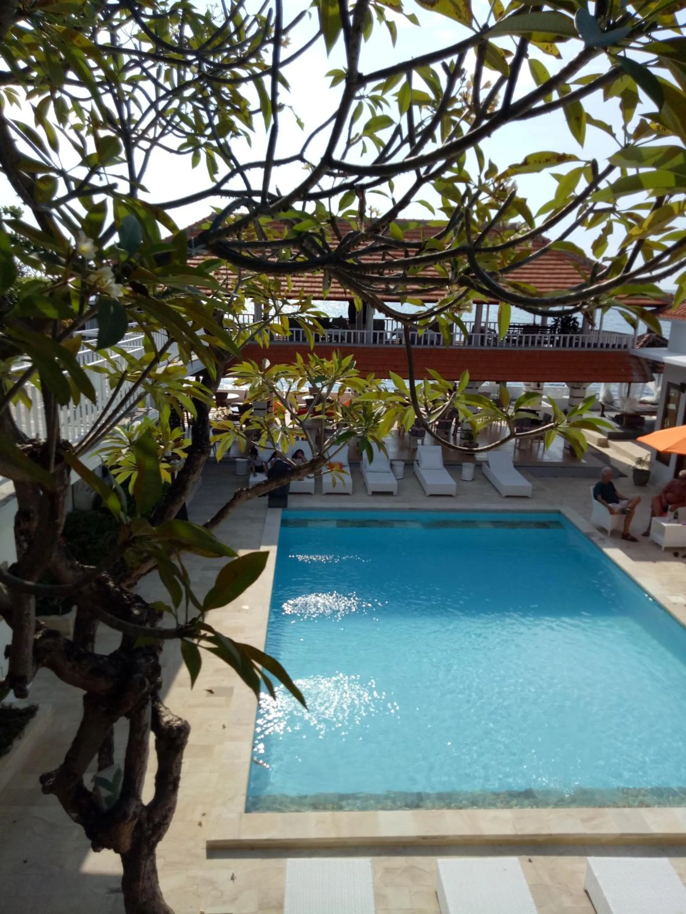 Pool view in Villa Agung Beach Inn