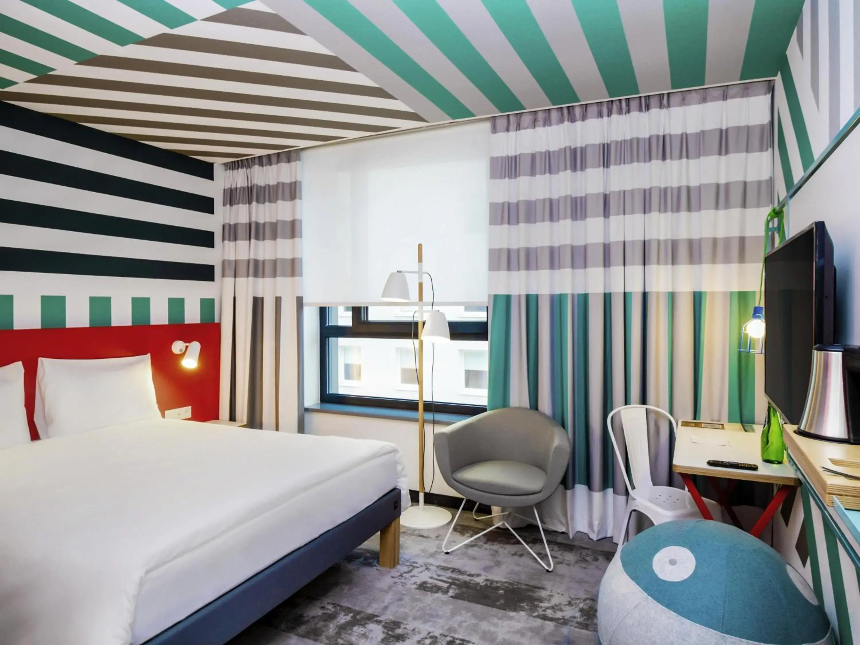 Bedroom, Bed in ibis Styles Warszawa Centrum Bedroom, Bed in ibis Styles Warszawa Centrum