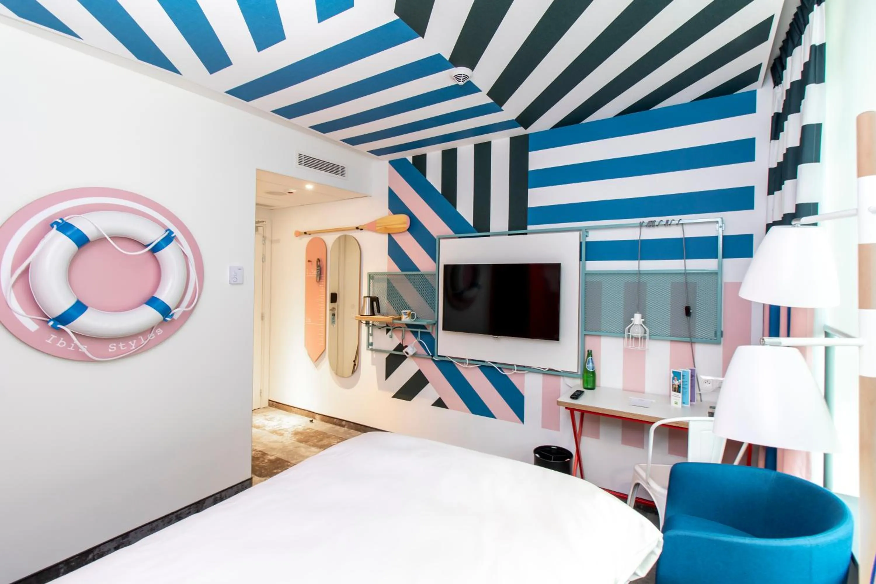 Bathroom, Bed in ibis Styles Warszawa Centrum