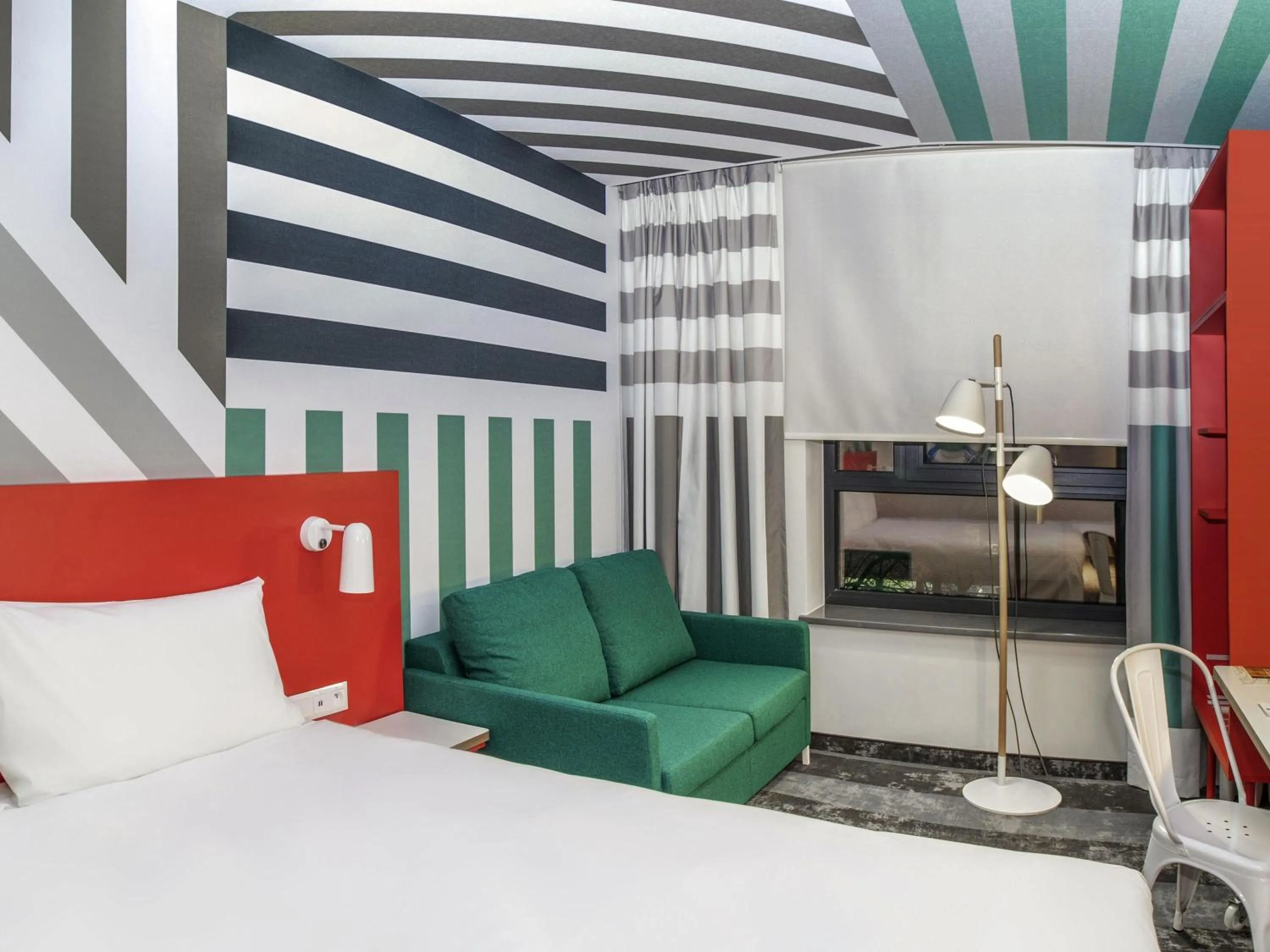 Bedroom, Bed in ibis Styles Warszawa Centrum