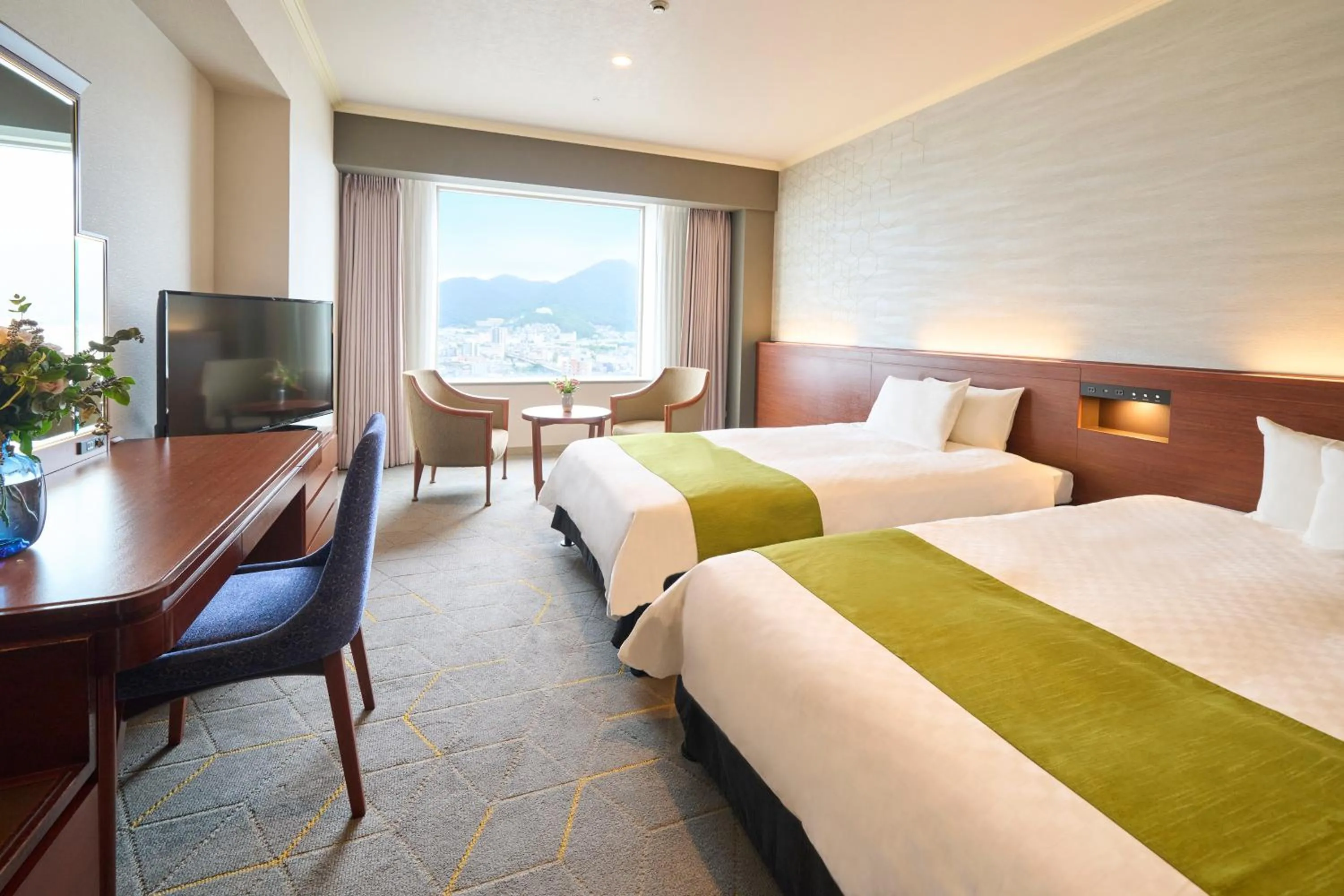 Photo of the whole room, Bed in Rihga Royal Hotel Kokura Fukuoka