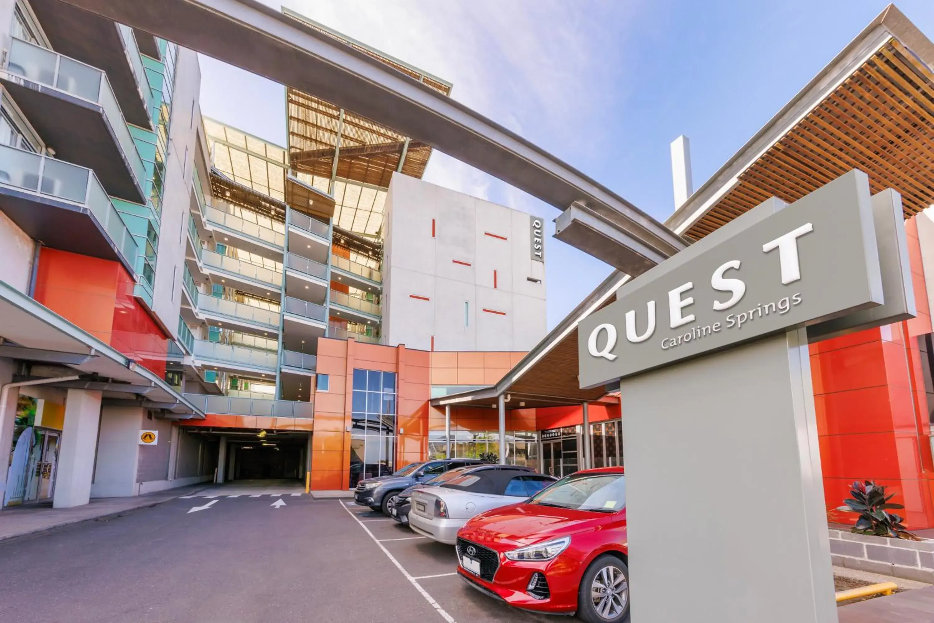 Facade/entrance in Quest Caroline Springs Facade/entrance in Quest Caroline Springs