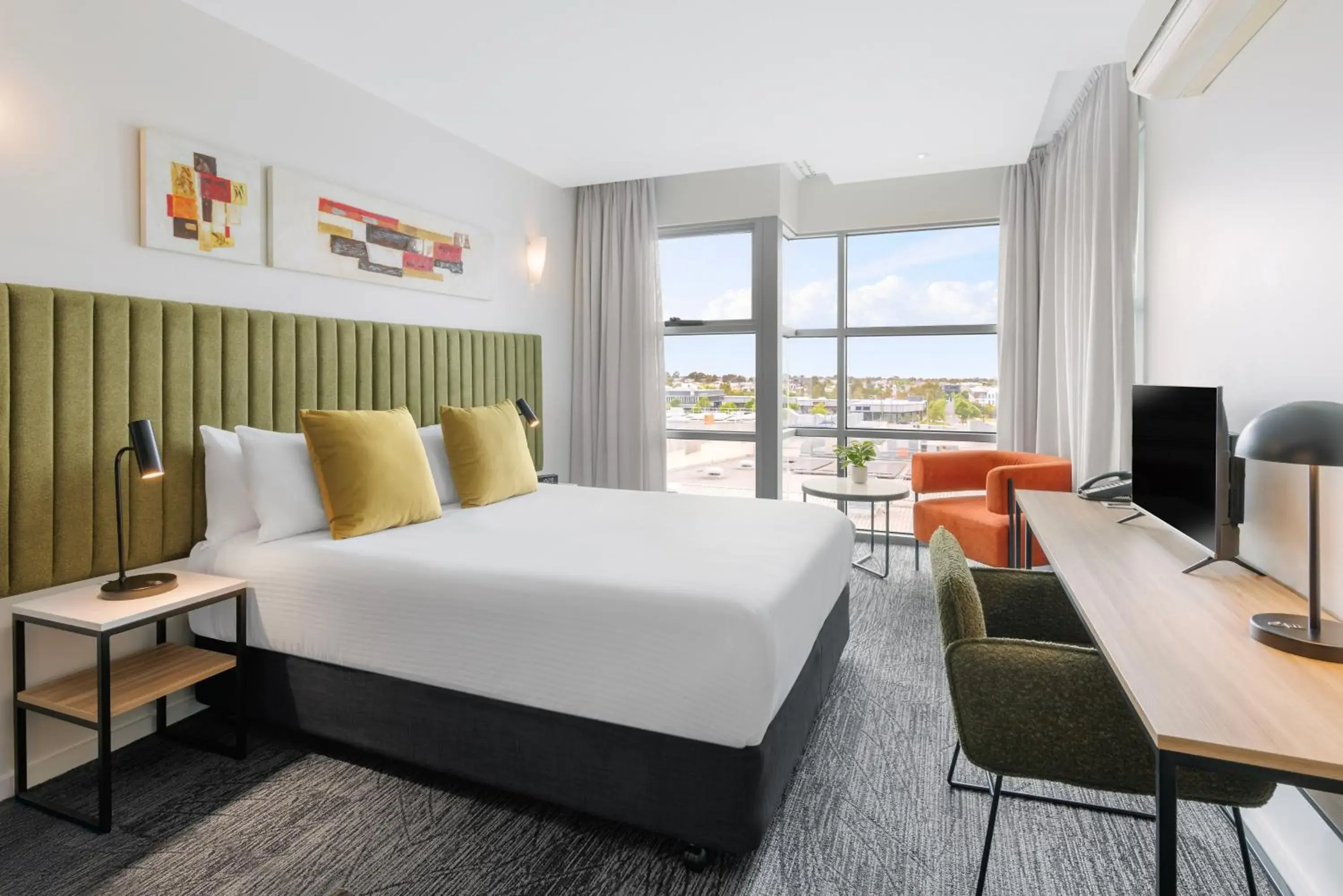Bedroom, Bed in Quest Caroline Springs Bedroom, Bed in Quest Caroline Springs