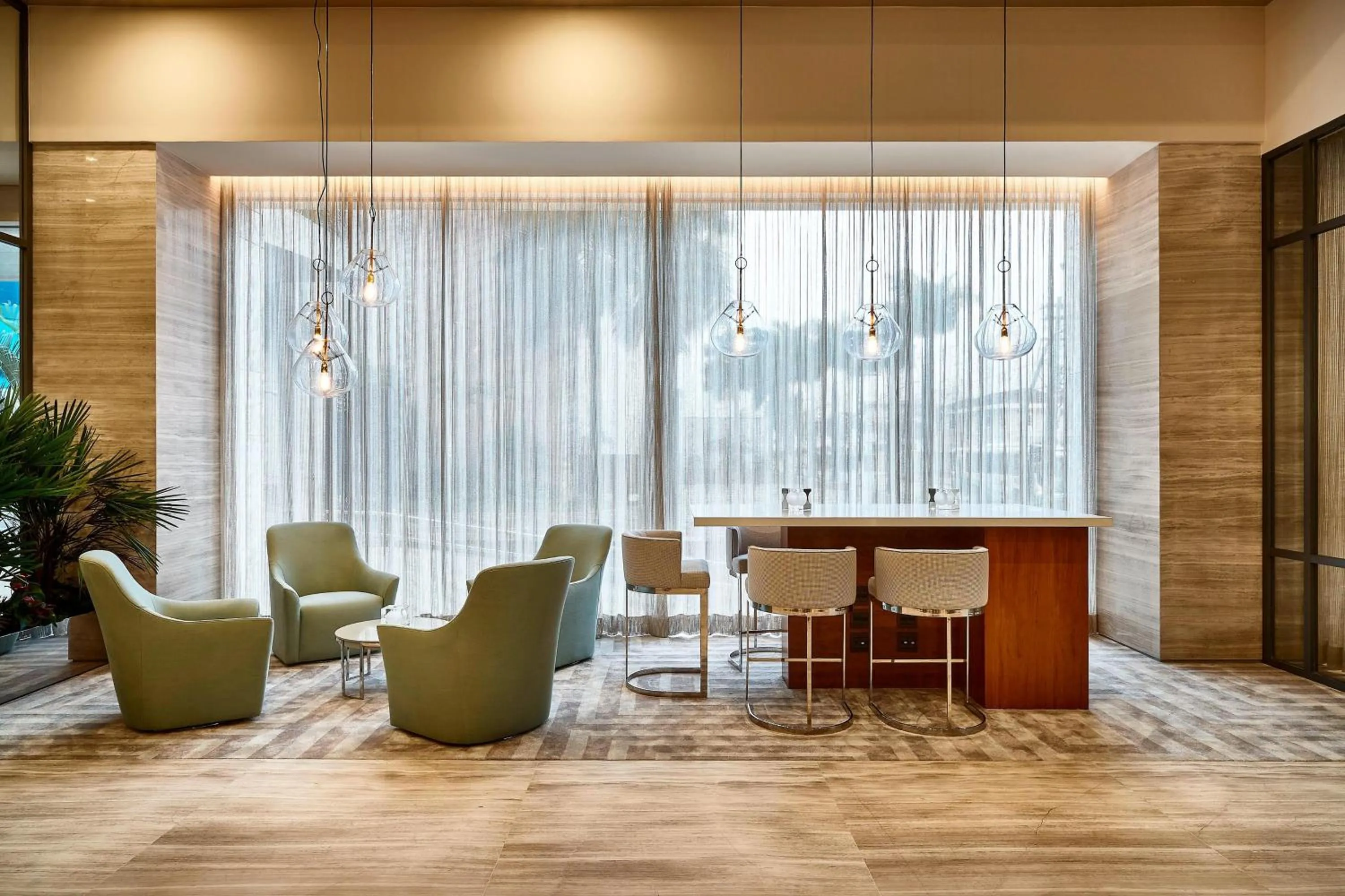 Lobby or reception in Sheraton Santos Hotel