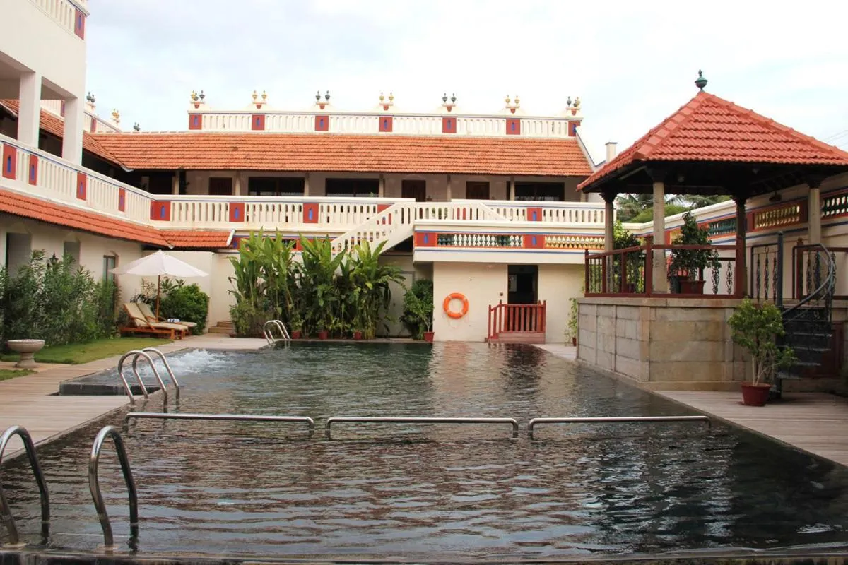 Property building in ChidambaraVilas, Chettinad - A Luxury Heritage Resort Hotel, Karaikudi