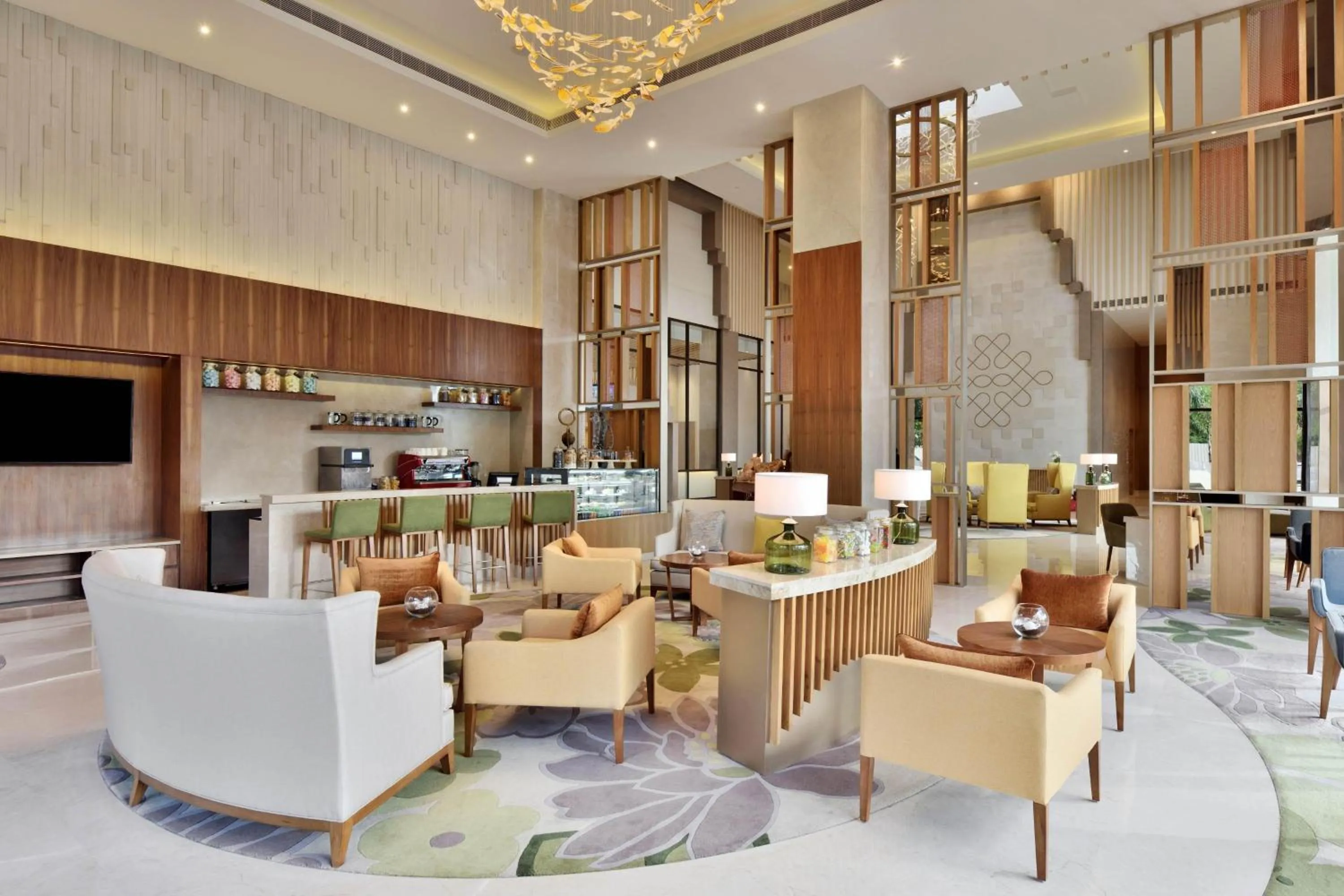 Lounge or bar in Courtyard by Marriott Madurai